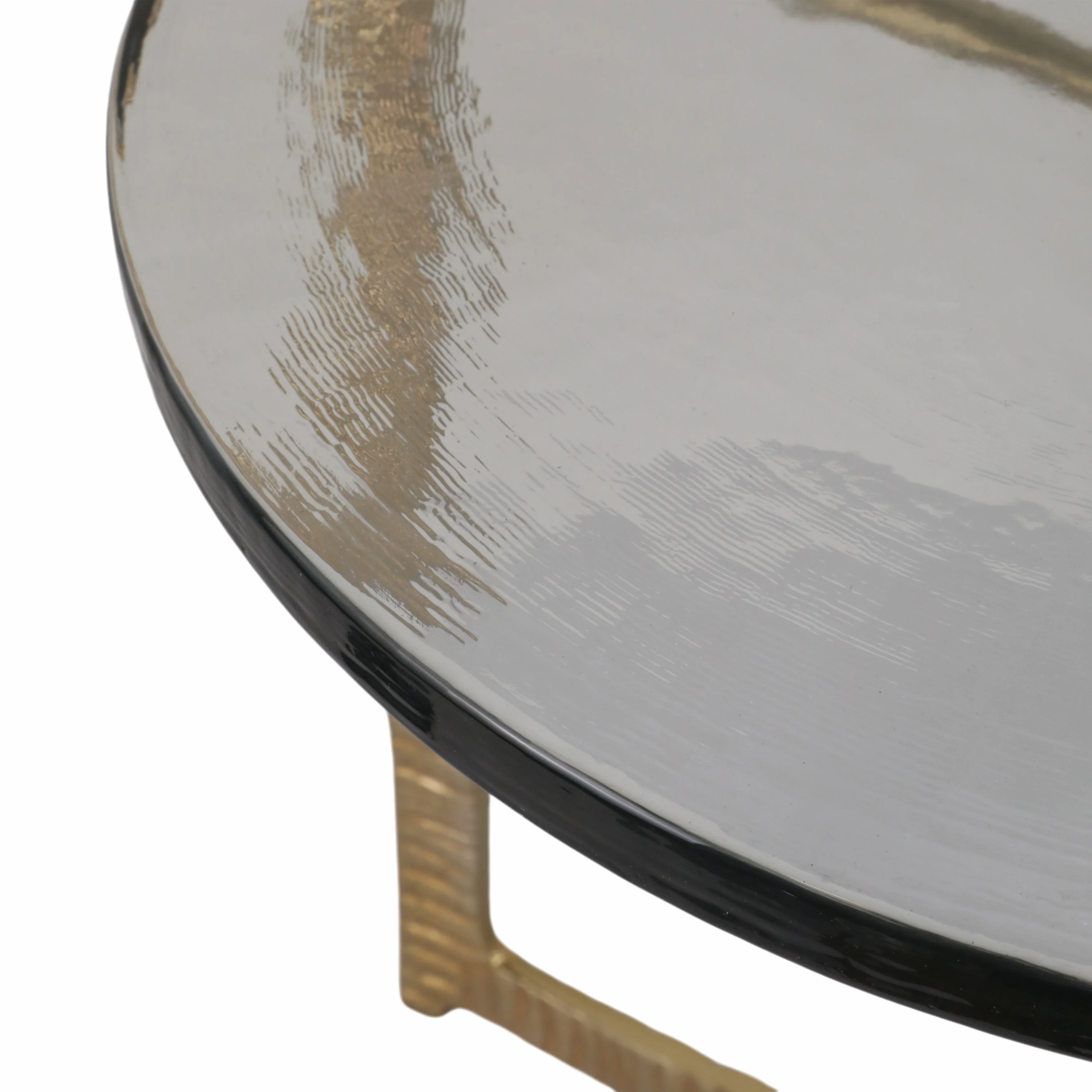 18" Bennington Wide Recycled Glass Accent Table - Image 9