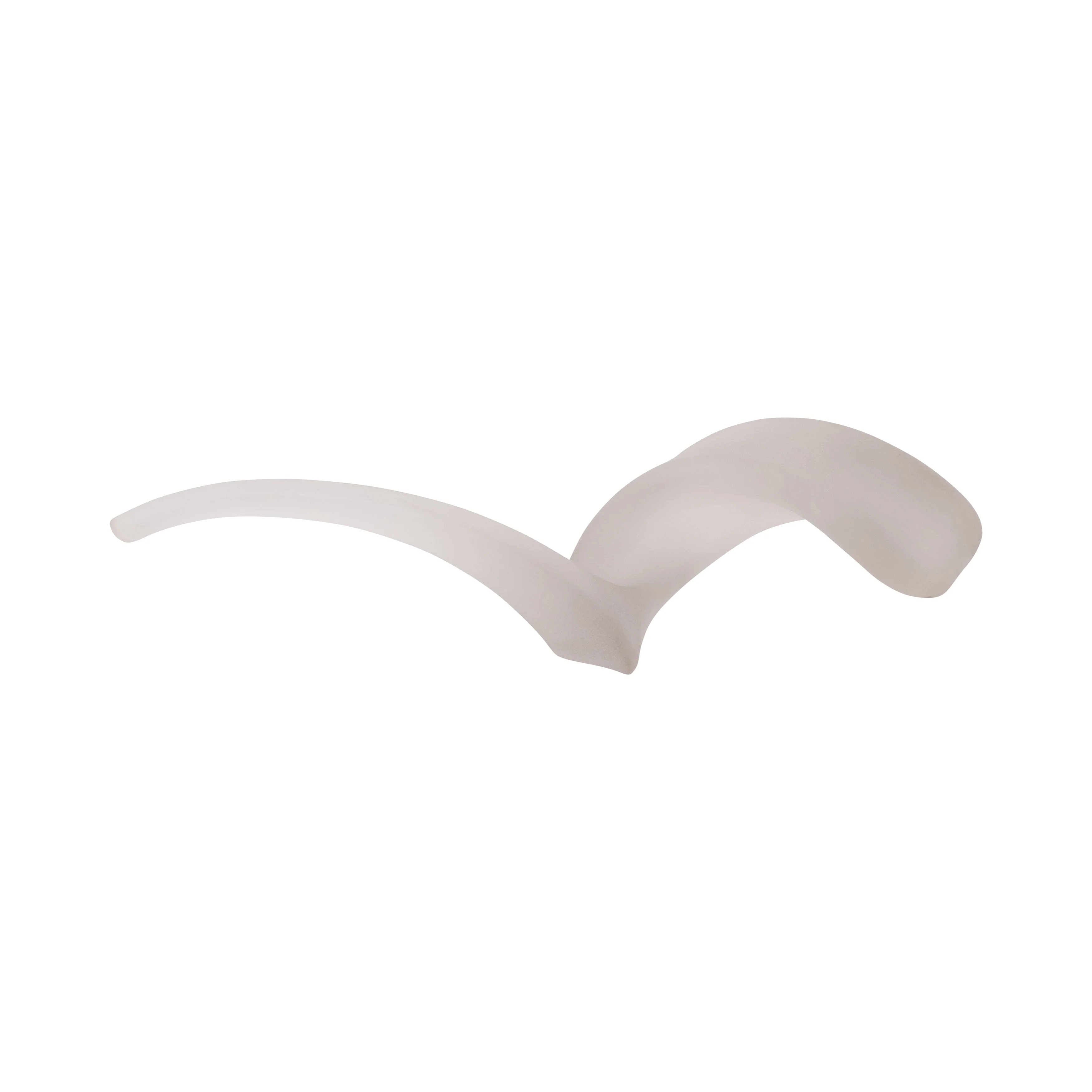 18" Bente Small Antler Frosted Glass - Image 13