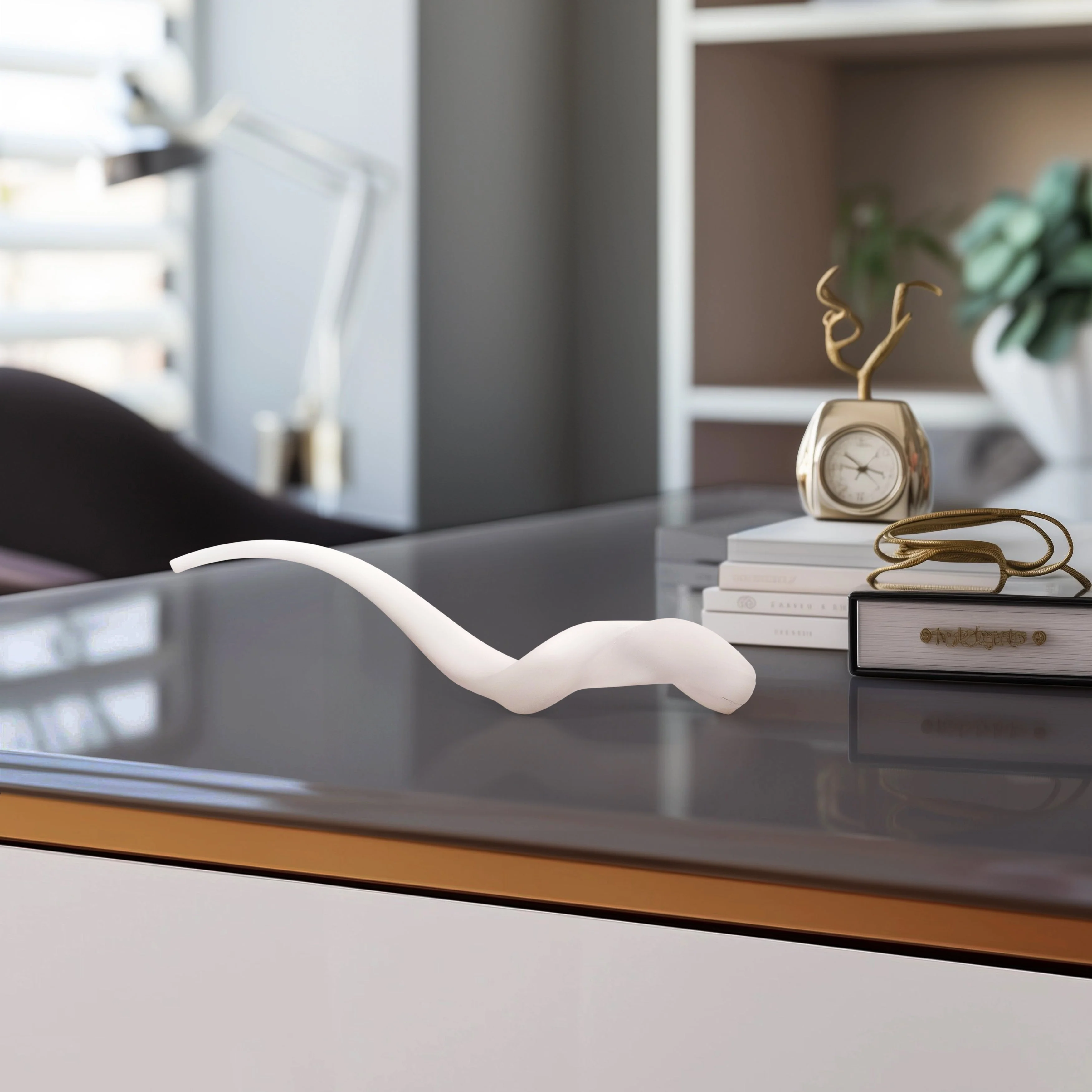 18" Bente Small Antler Frosted Glass - Image 22
