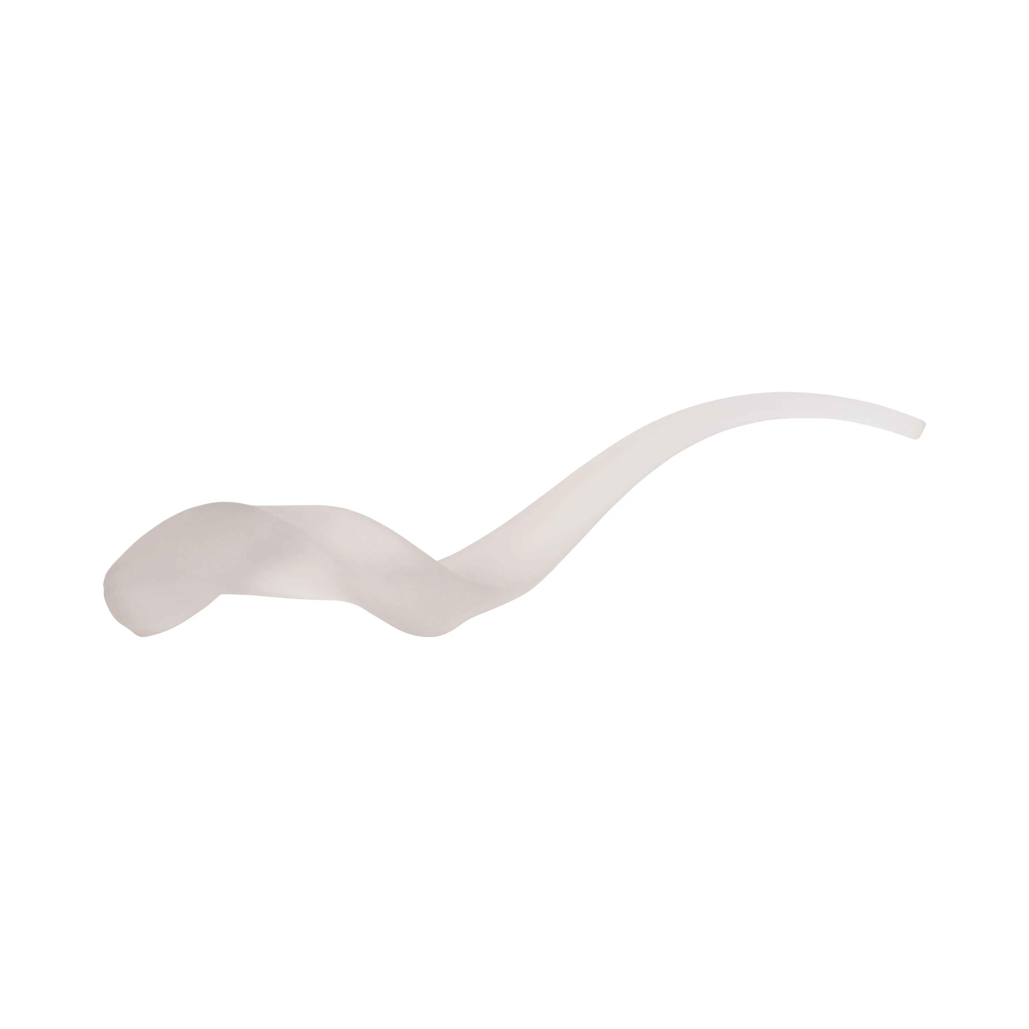 18" Bente Small Antler Frosted Glass - Image 4