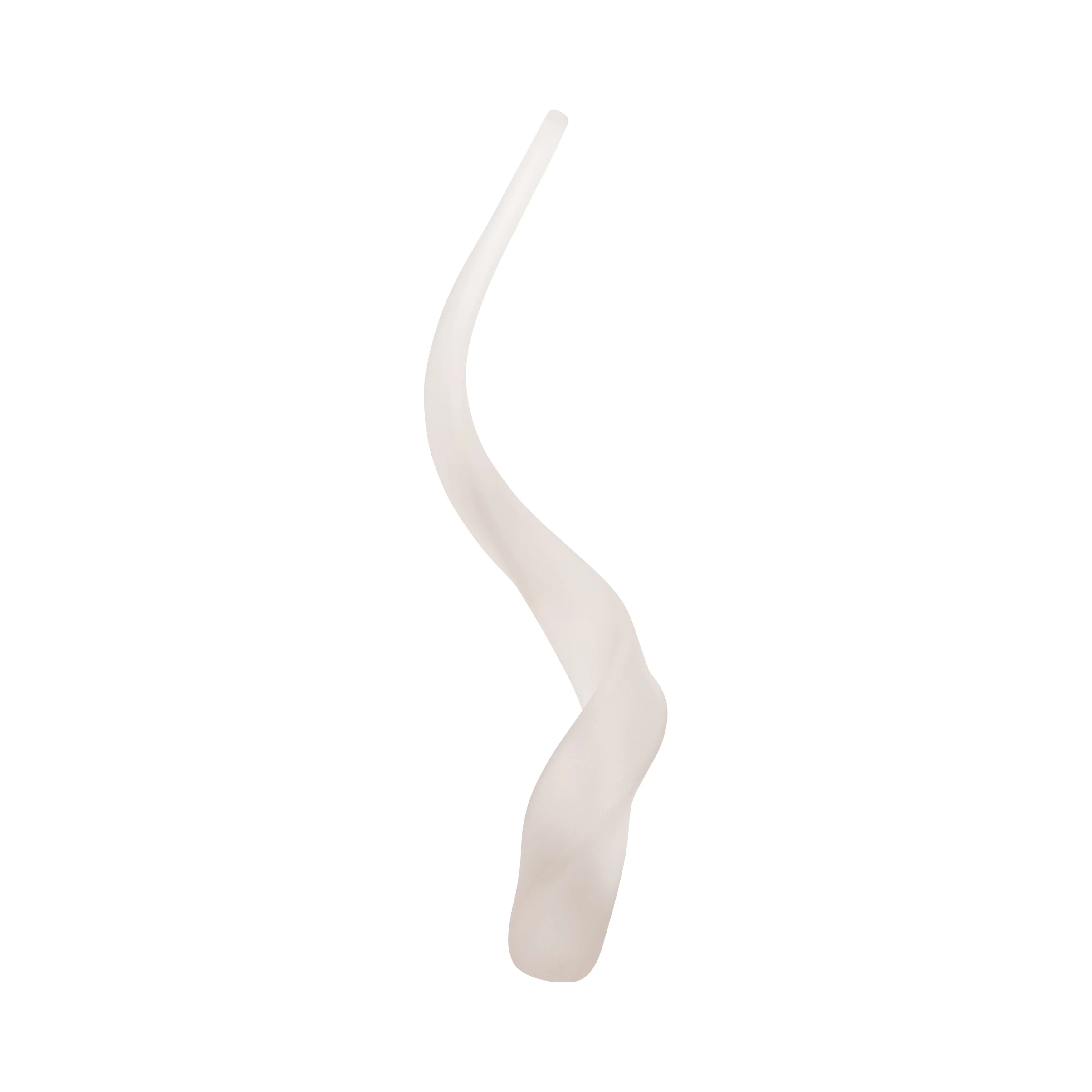 18" Bente Small Antler Frosted Glass - Image 7