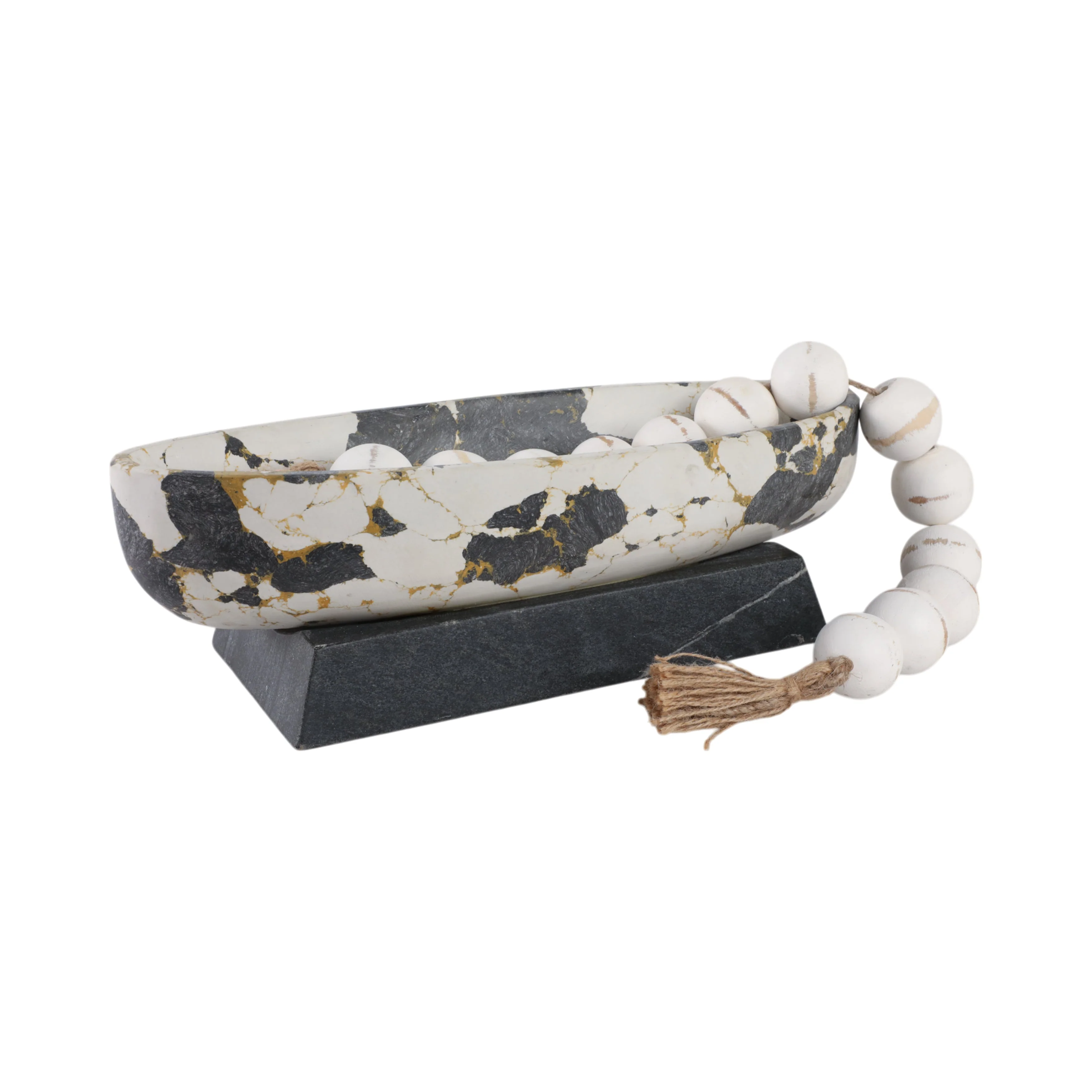 18" Calhoun Bowl With Marble Base - Image 3