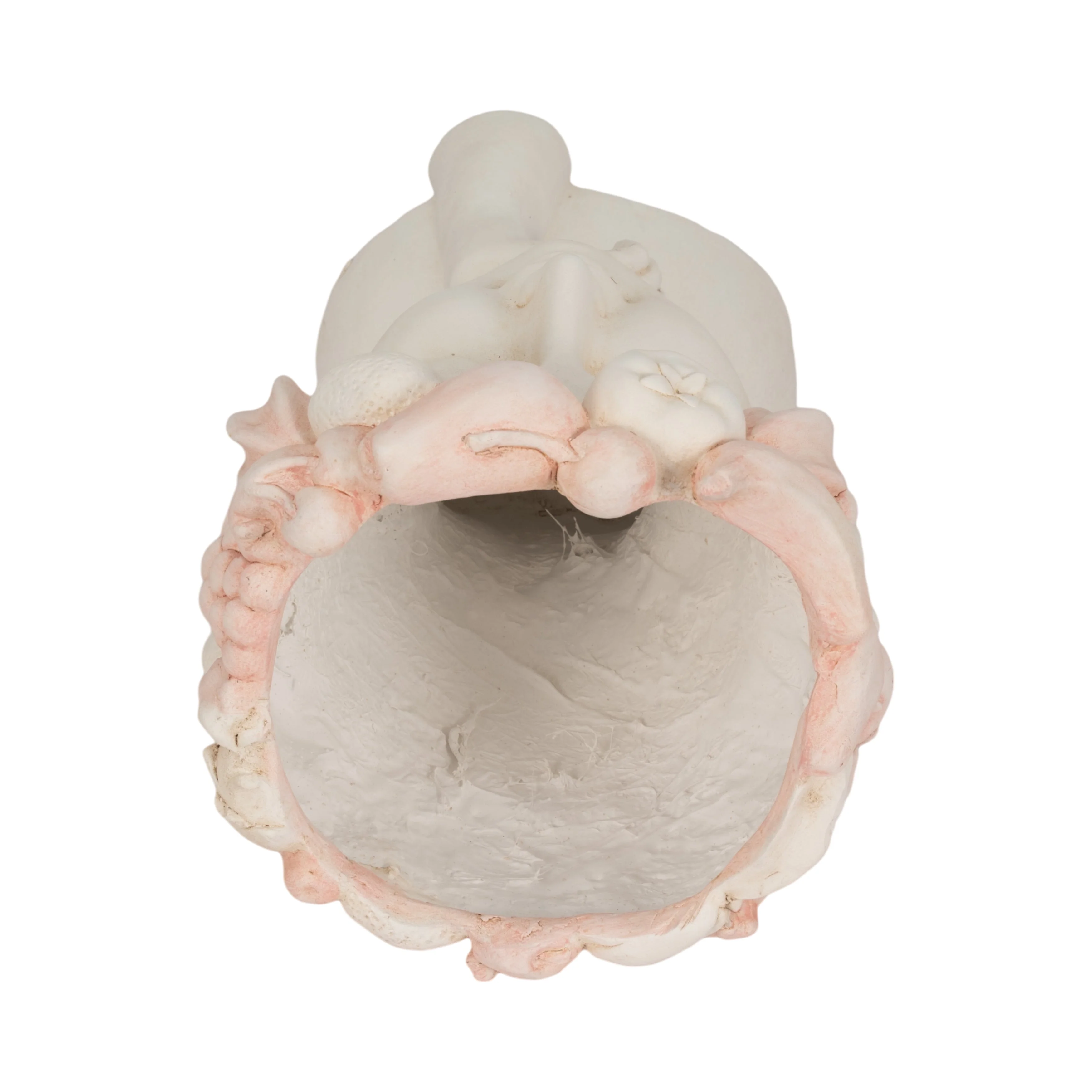18" Lady With Flower Crown Planter, White/pink - Image 17