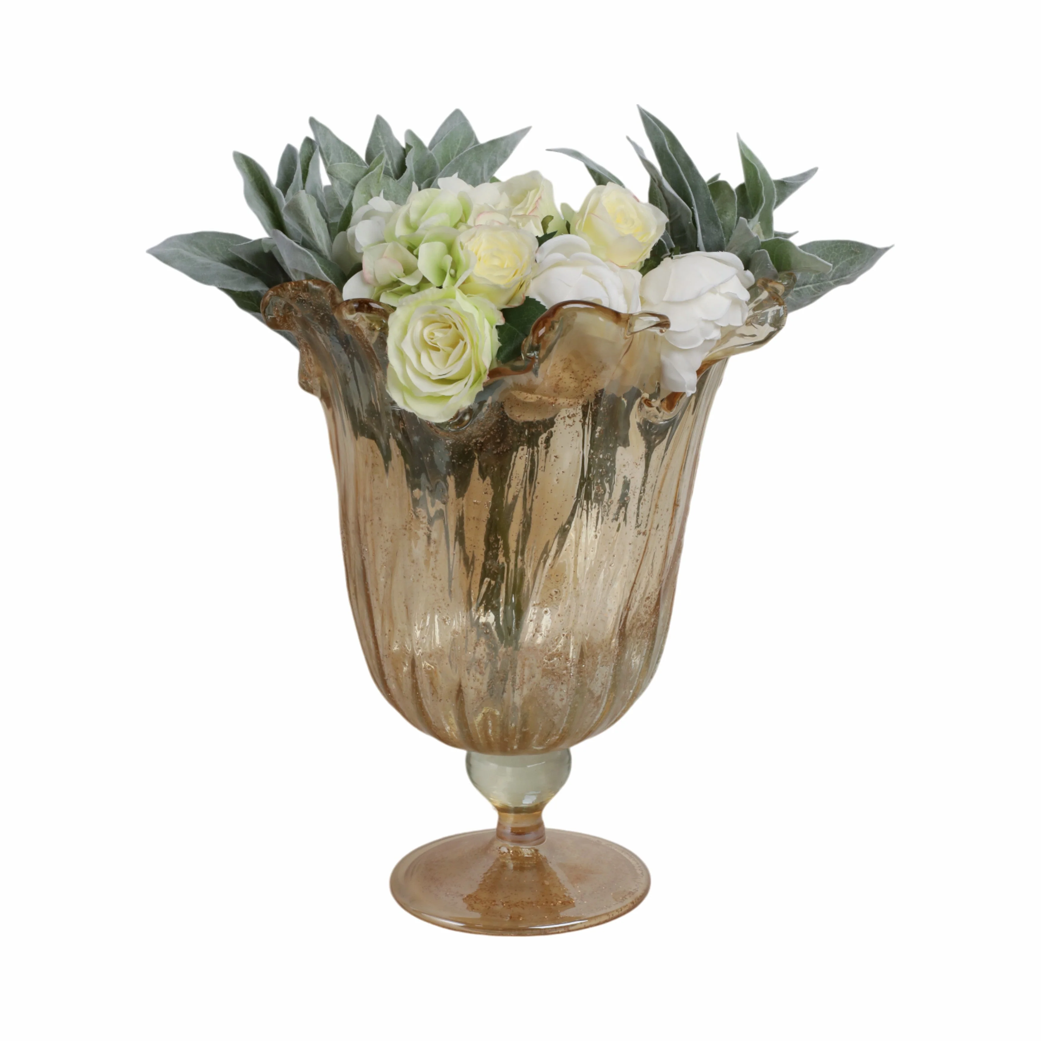 18" Maggiore Italian Art Glass Vase - Image 4