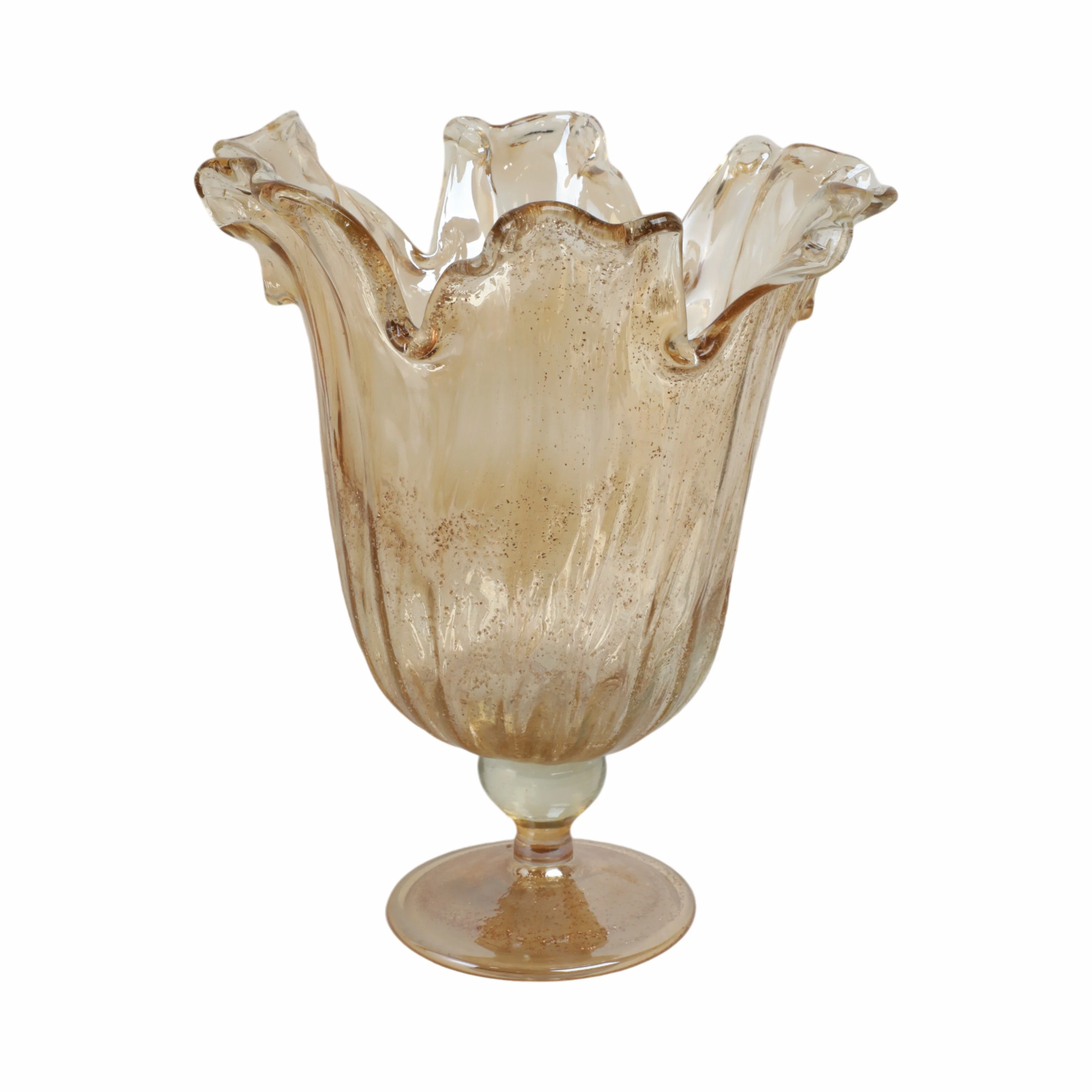 18" Maggiore Italian Art Glass Vase - Image 5