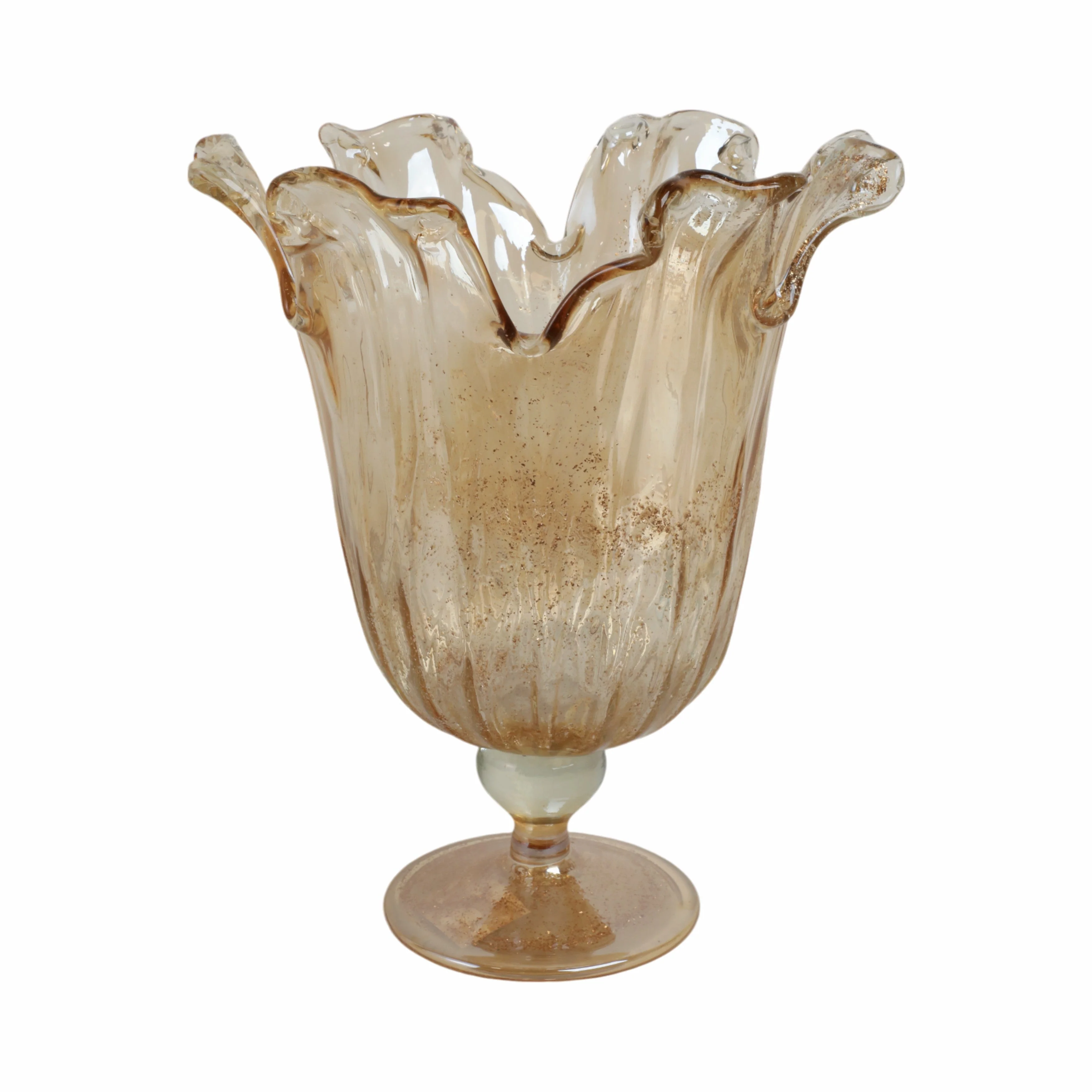 18" Maggiore Italian Art Glass Vase - Image 6