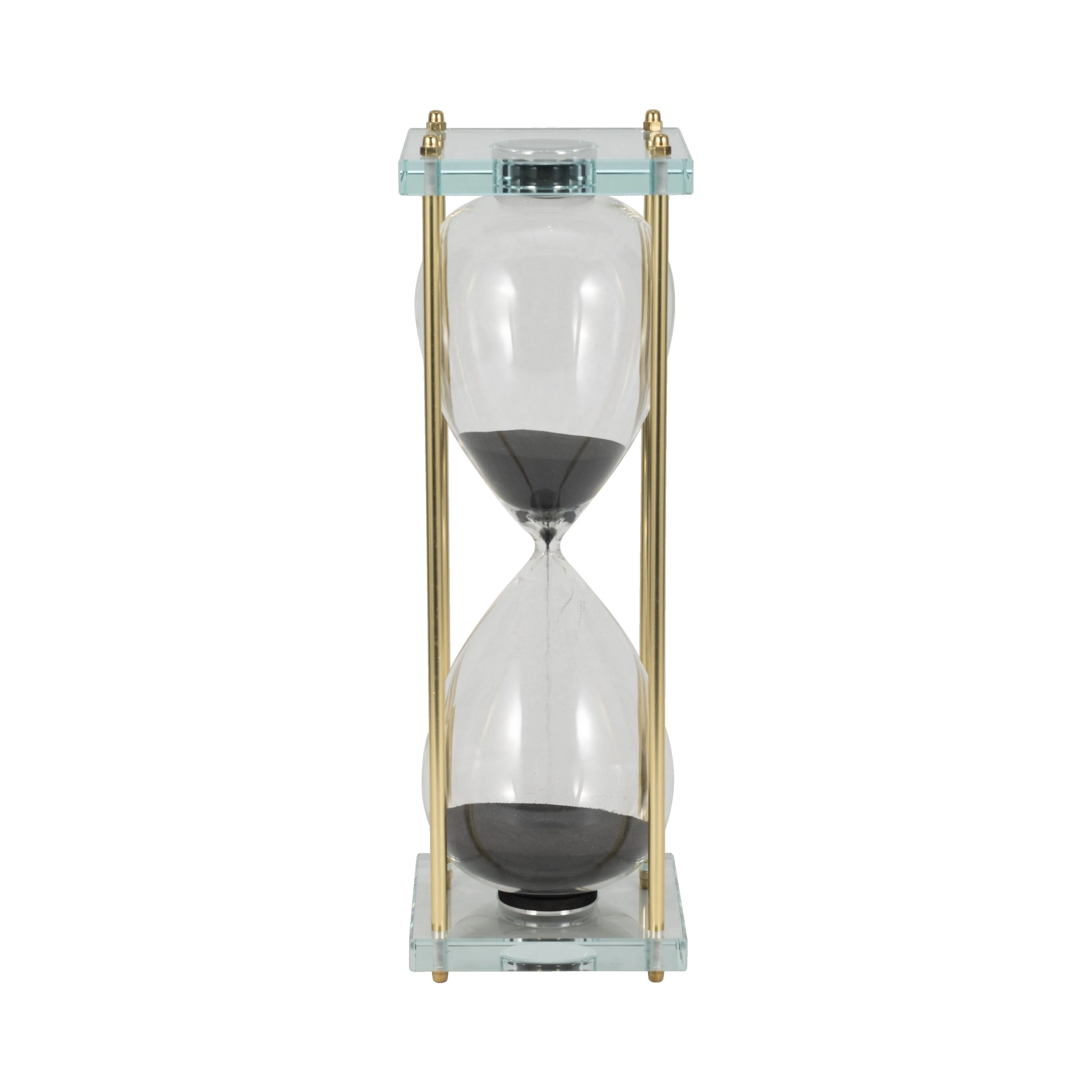 18" Reynolds Small Black & Gold Hourglass - Image 2