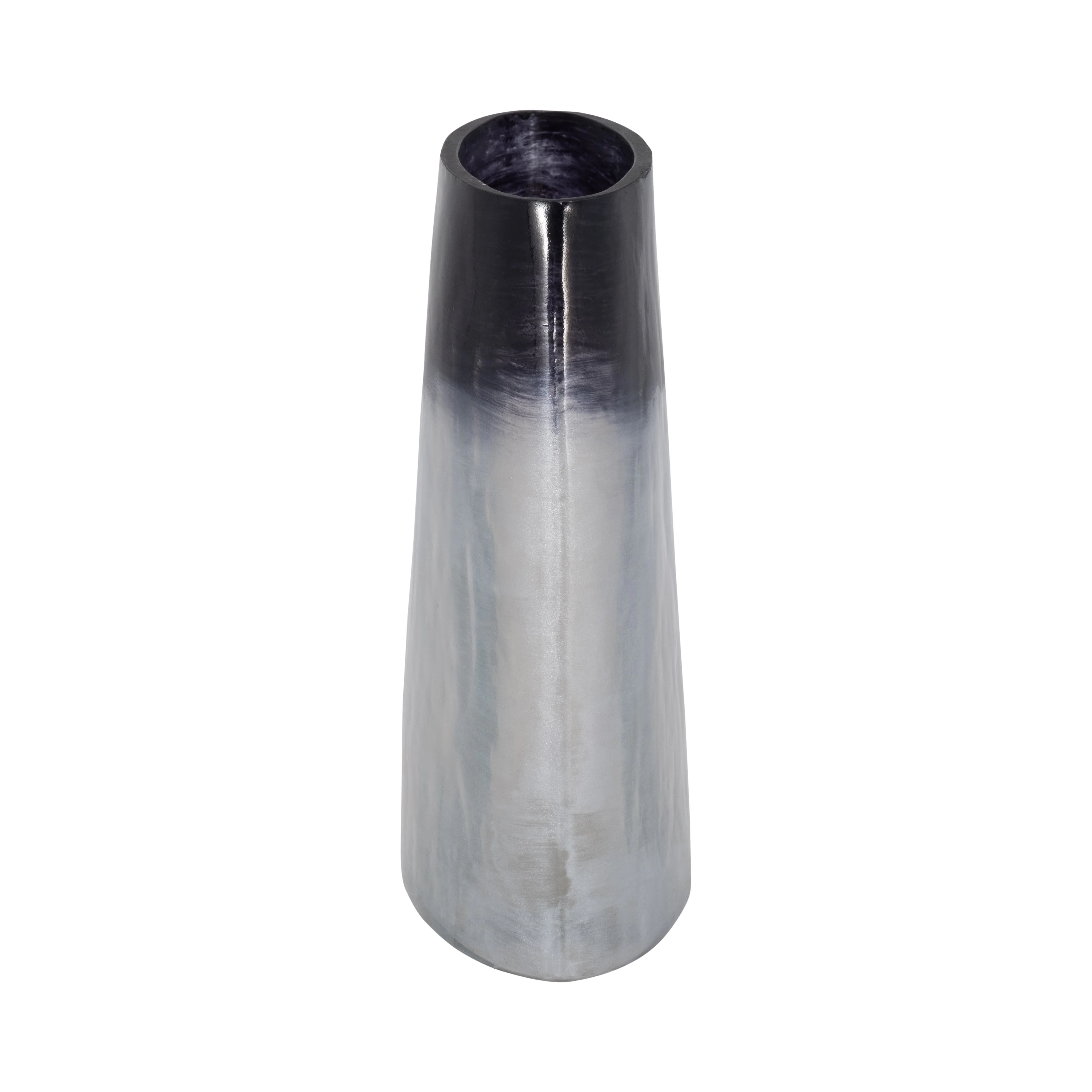 18155-01  GLASS, 9" HANDMADE VASE, BLUE( Sagebrook Home  ) - Image 3