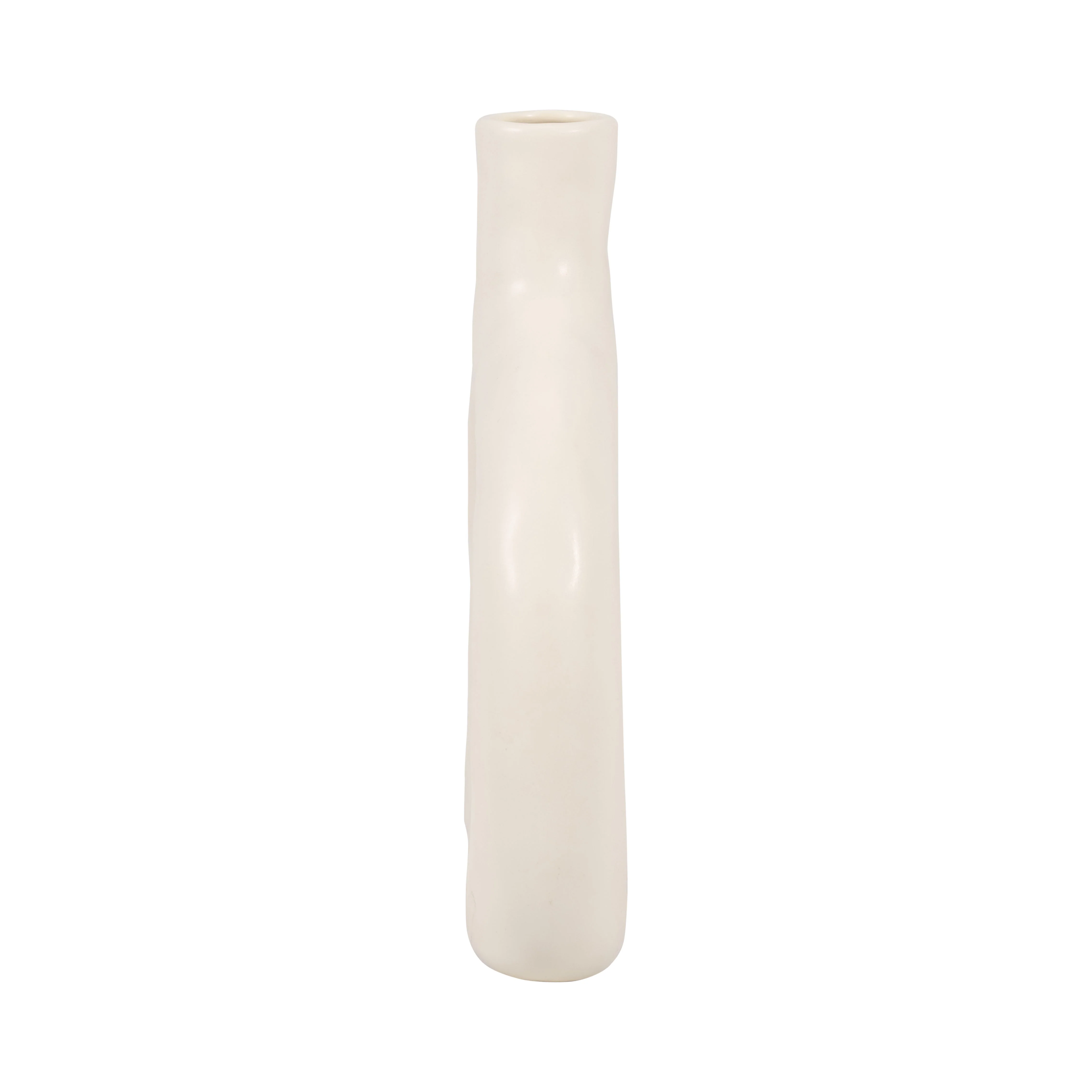 18421-02 CER 8" TEXTURED WIDE CUT-OUT VASE, BLACK( Sagebrook Home ) - Image 3