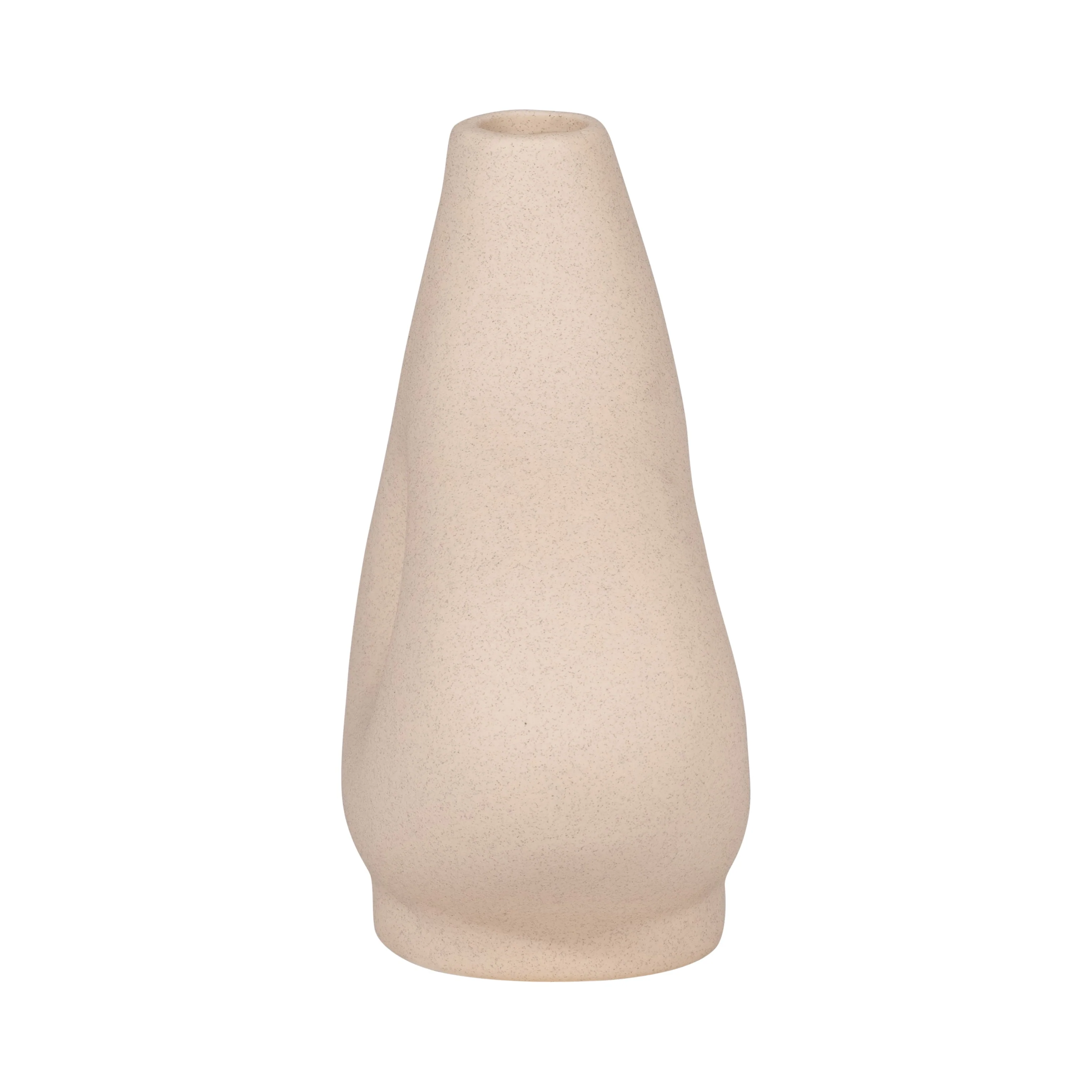 18425-01  CER, 7"H RIDGED VASE, BLACK( Sagebrook Home  ) - Image 3
