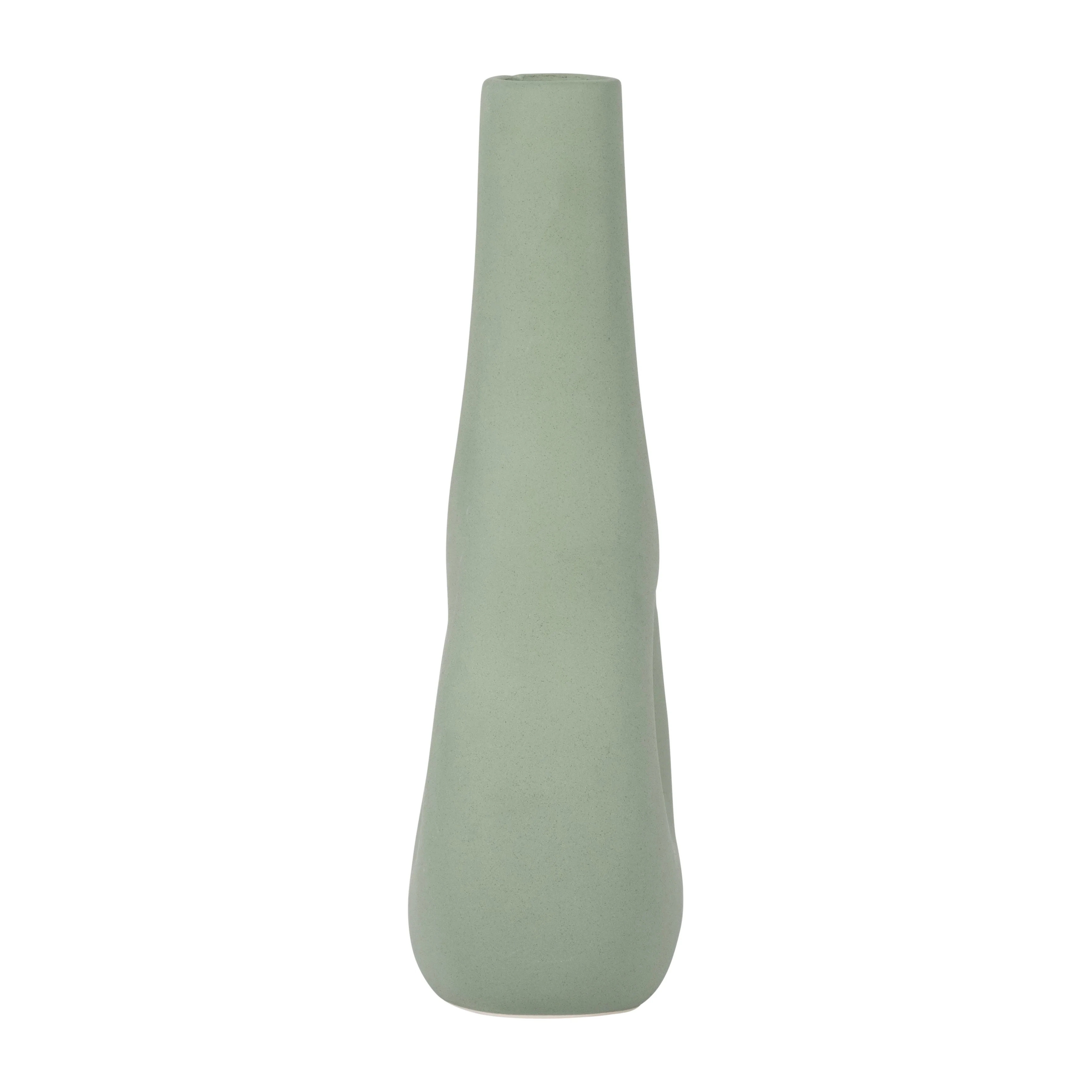 18425-04  CER, 9" OPEN CUT-OUT NOMAD VASE, IVORY( Sagebrook Home  ) - Image 3