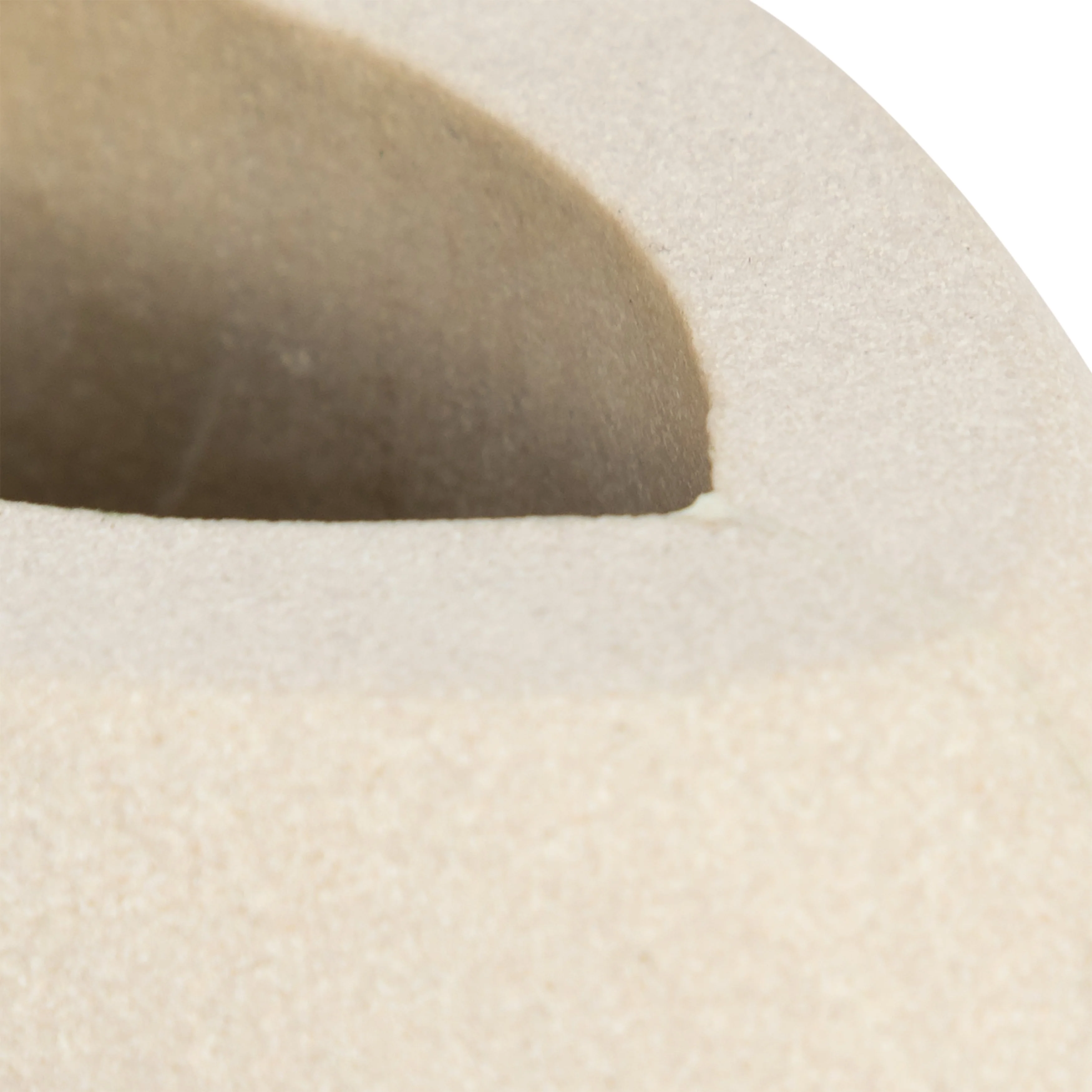 18443-01 STONEWARE 11" CURVY CUT-OUT VASE, COTTON( Sagebrook Home ) - Image 5