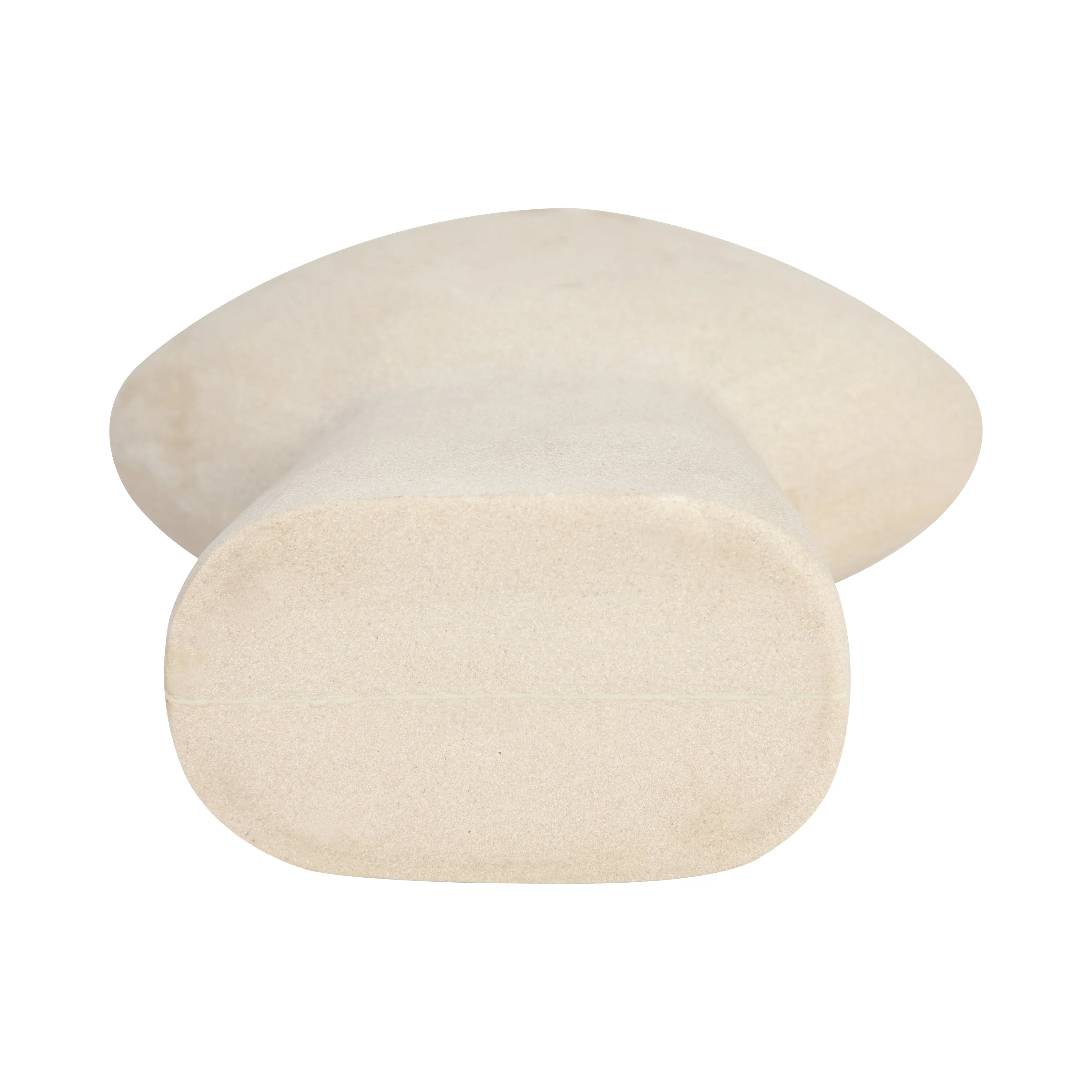 18443-01 STONEWARE 11" CURVY CUT-OUT VASE, COTTON( Sagebrook Home ) - Image 7