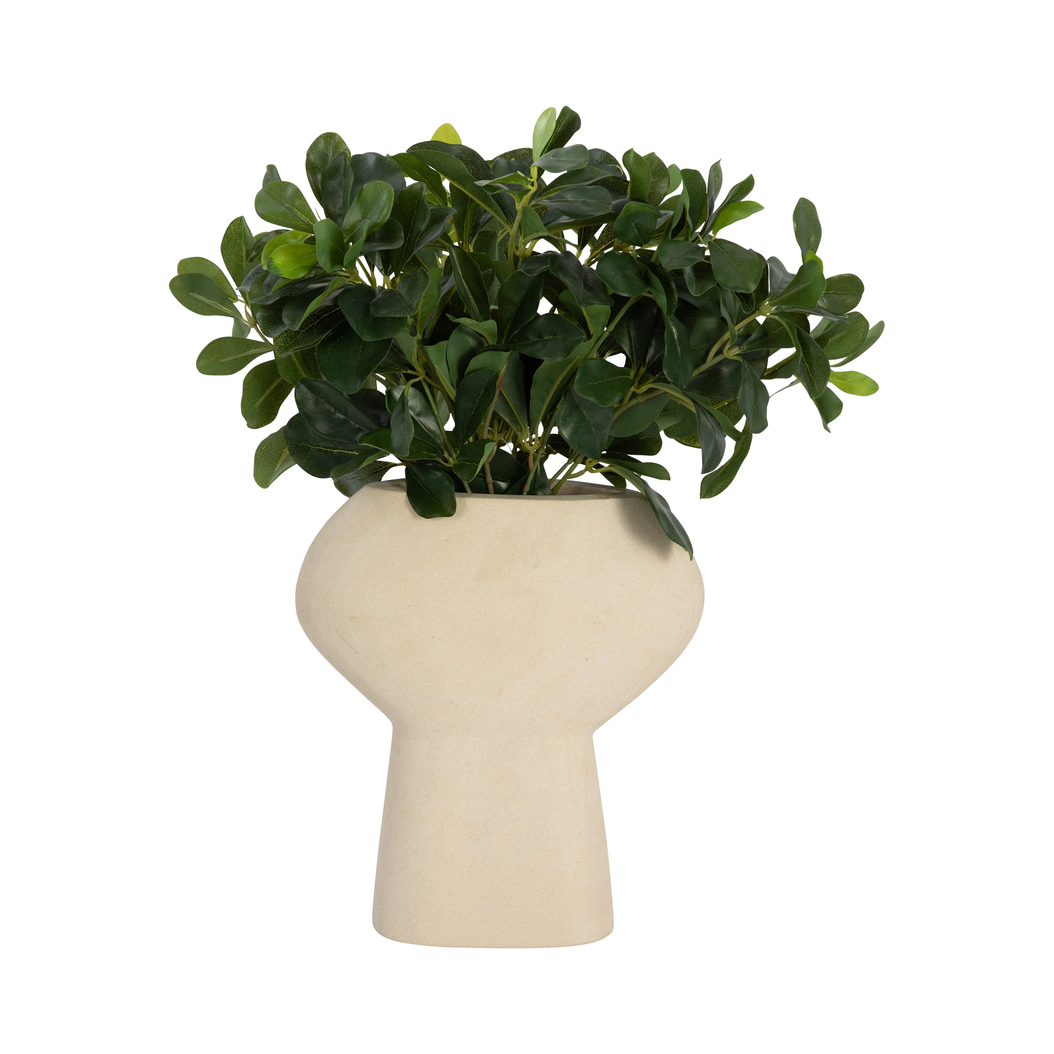 18443-02 STONE & METAL FLOWER DECOR( Sagebrook Home ) - Image 2