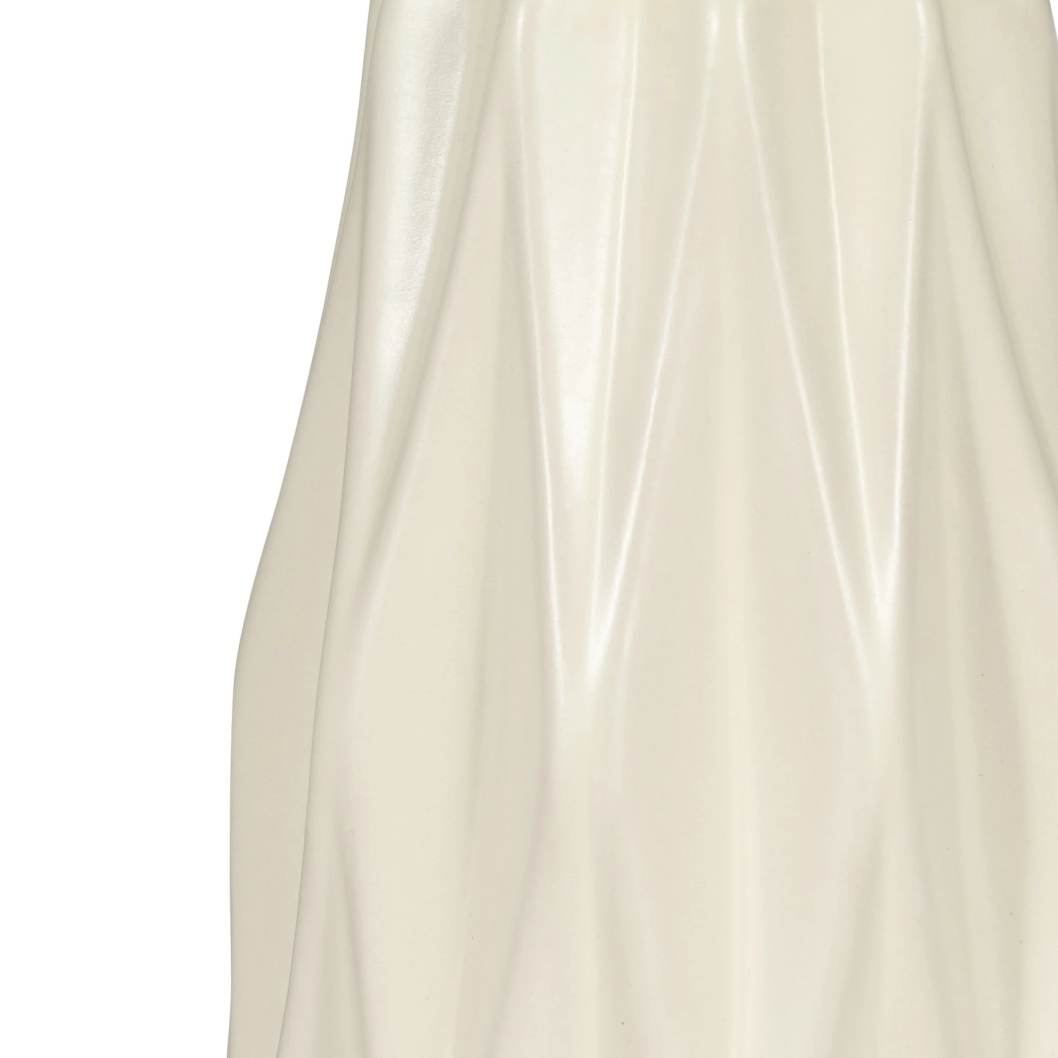 18448-01  CER, 12" BOTTLE VASE, WHITE/TAN( Sagebrook Home  ) - Image 3