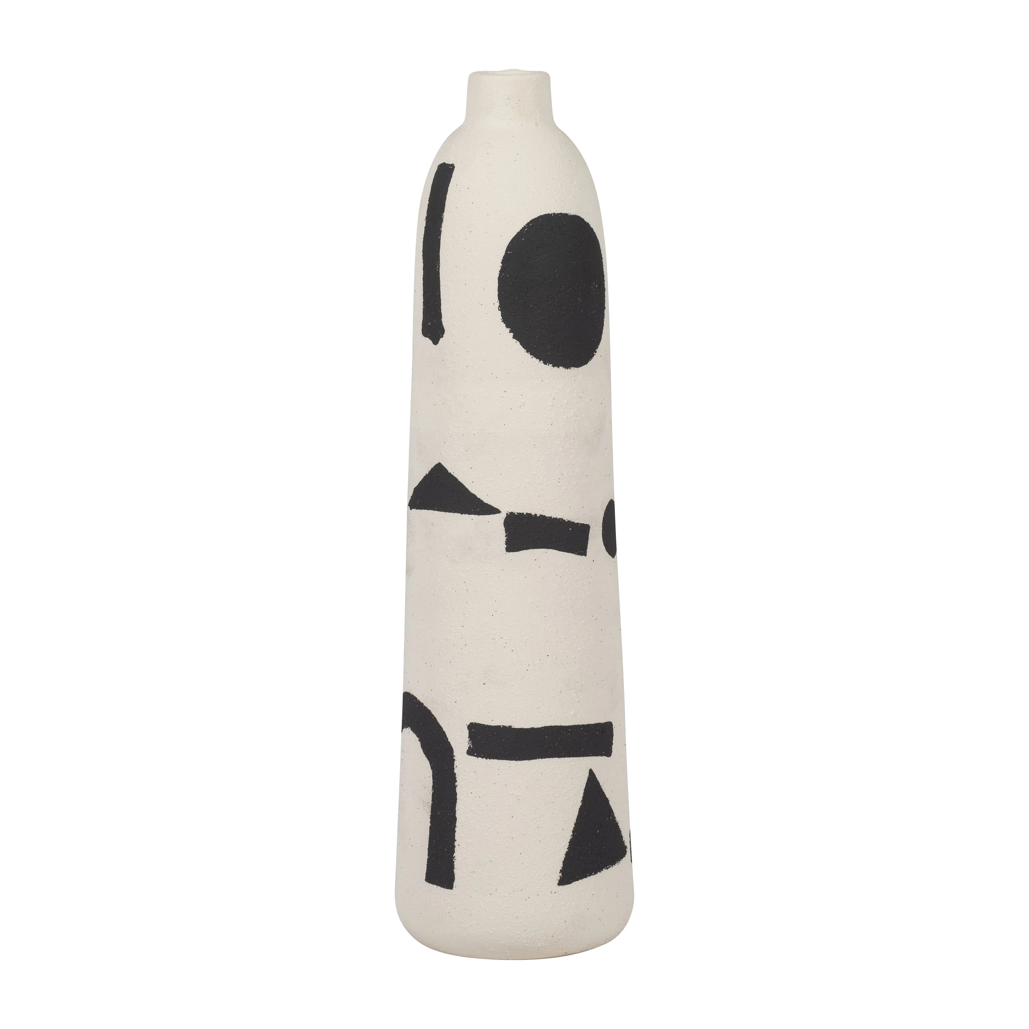 18956  12" HOLLIS SMALL VASE, WHITE( Sagebrook Home  ) - Image 2