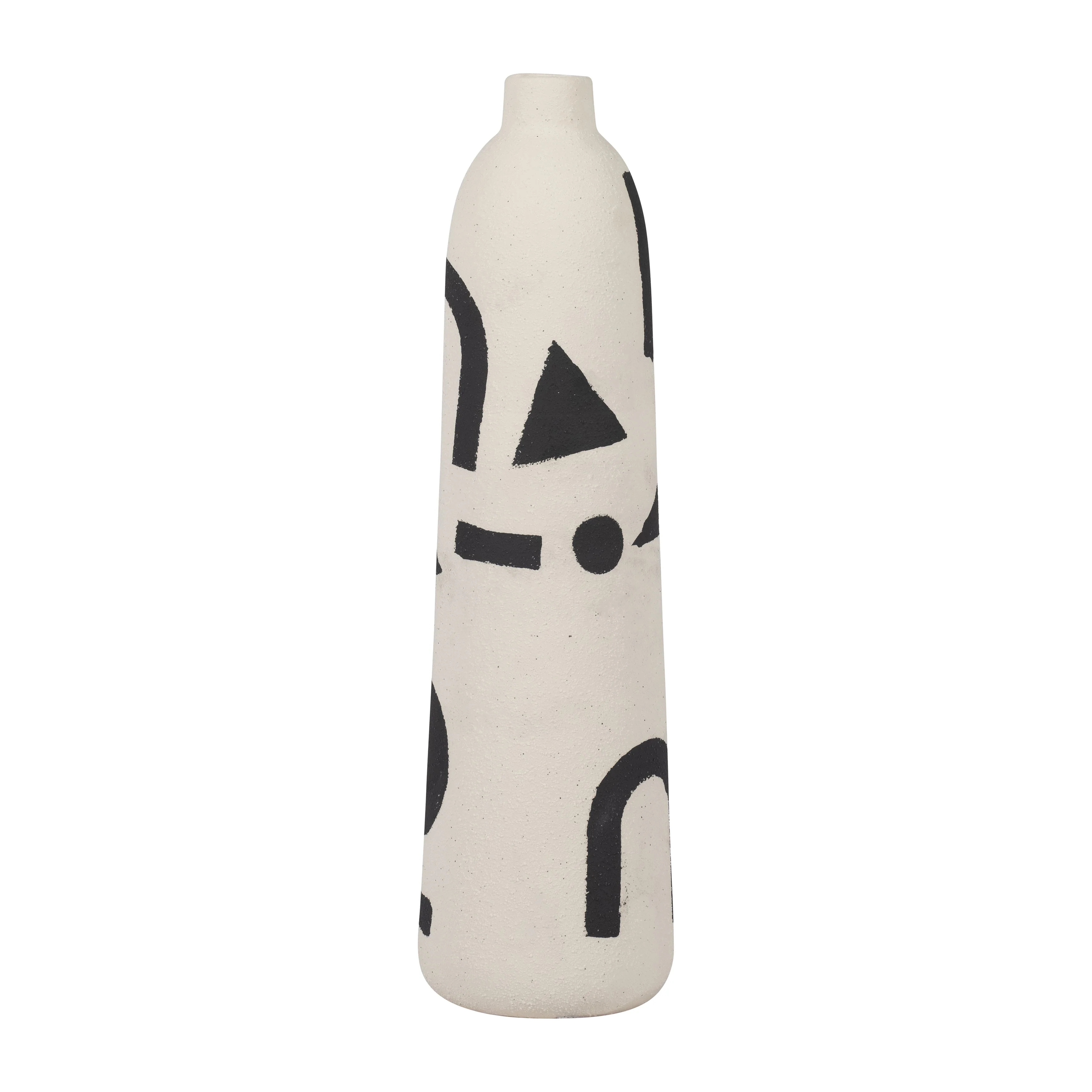 18956  12" HOLLIS SMALL VASE, WHITE( Sagebrook Home  ) - Image 3