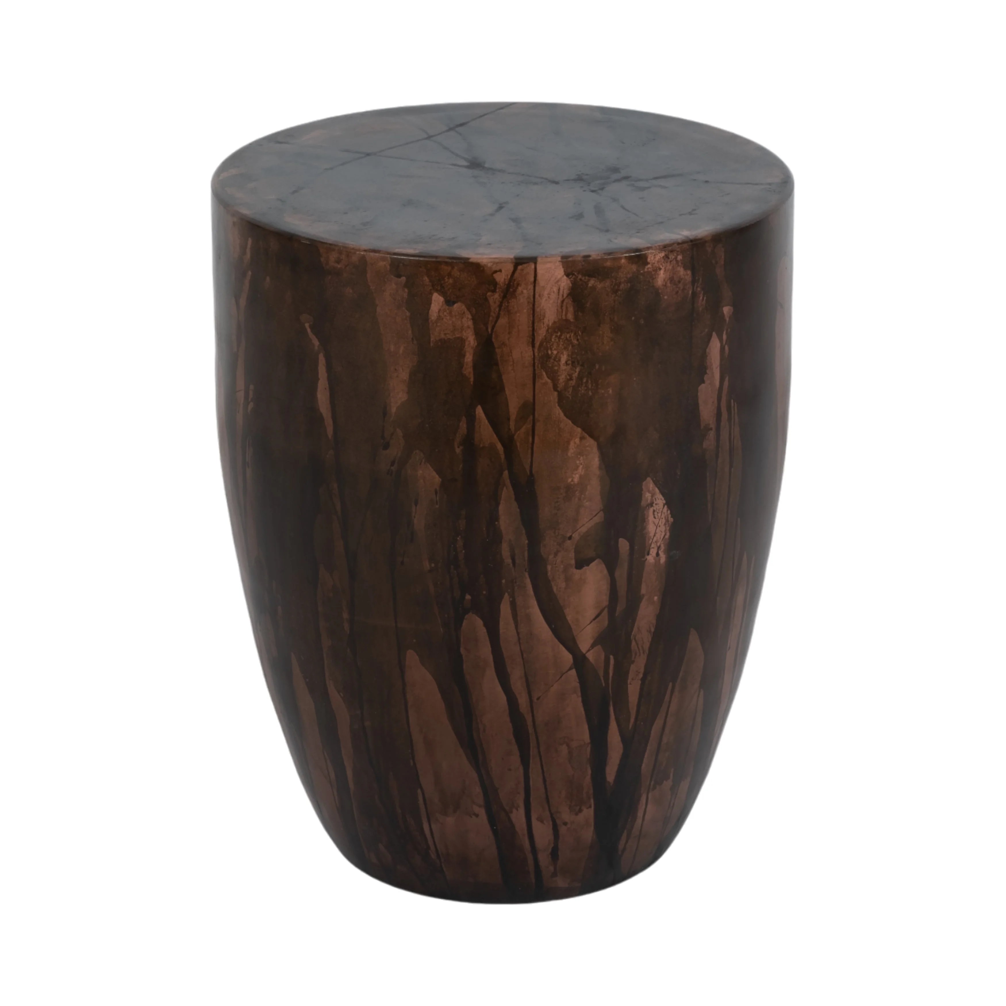 19" Lasalle Metal Accent Table, Bronze - Image 10