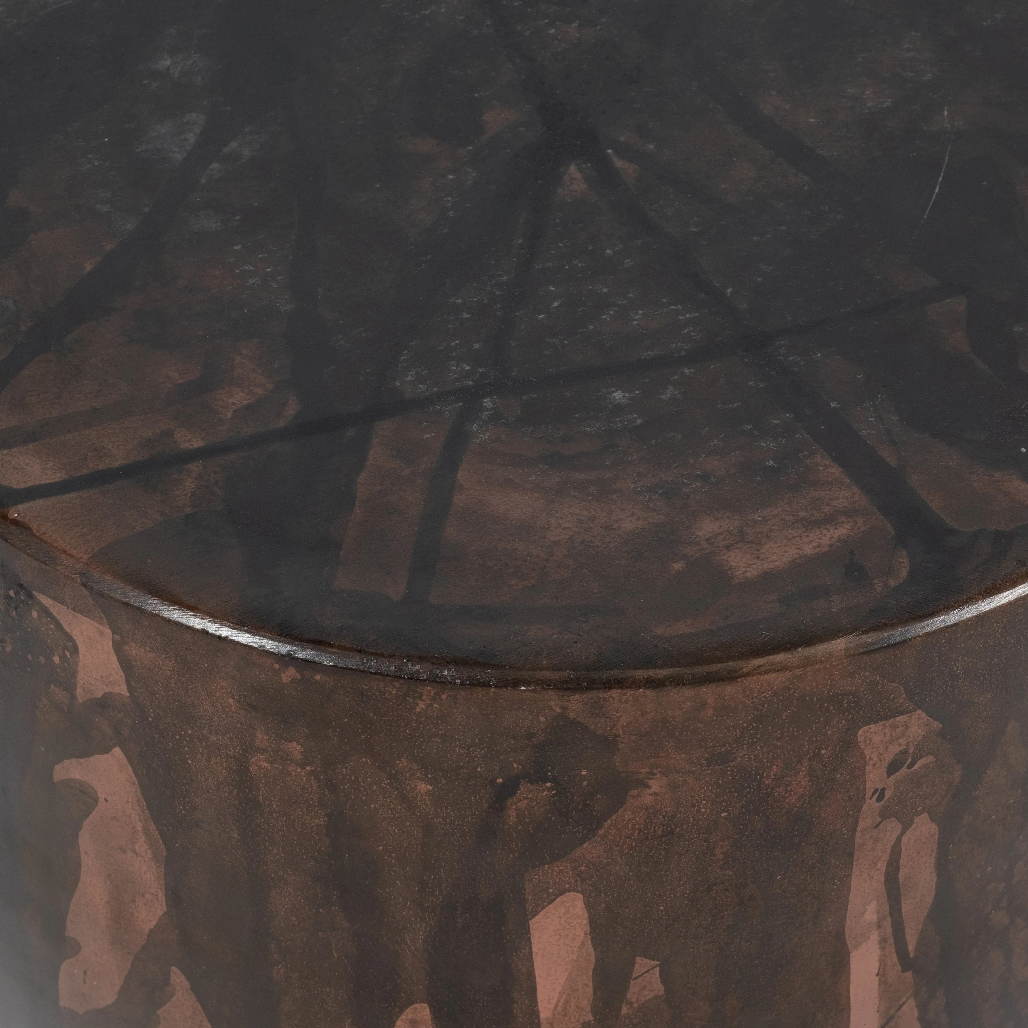 19" Lasalle Metal Accent Table, Bronze - Image 13