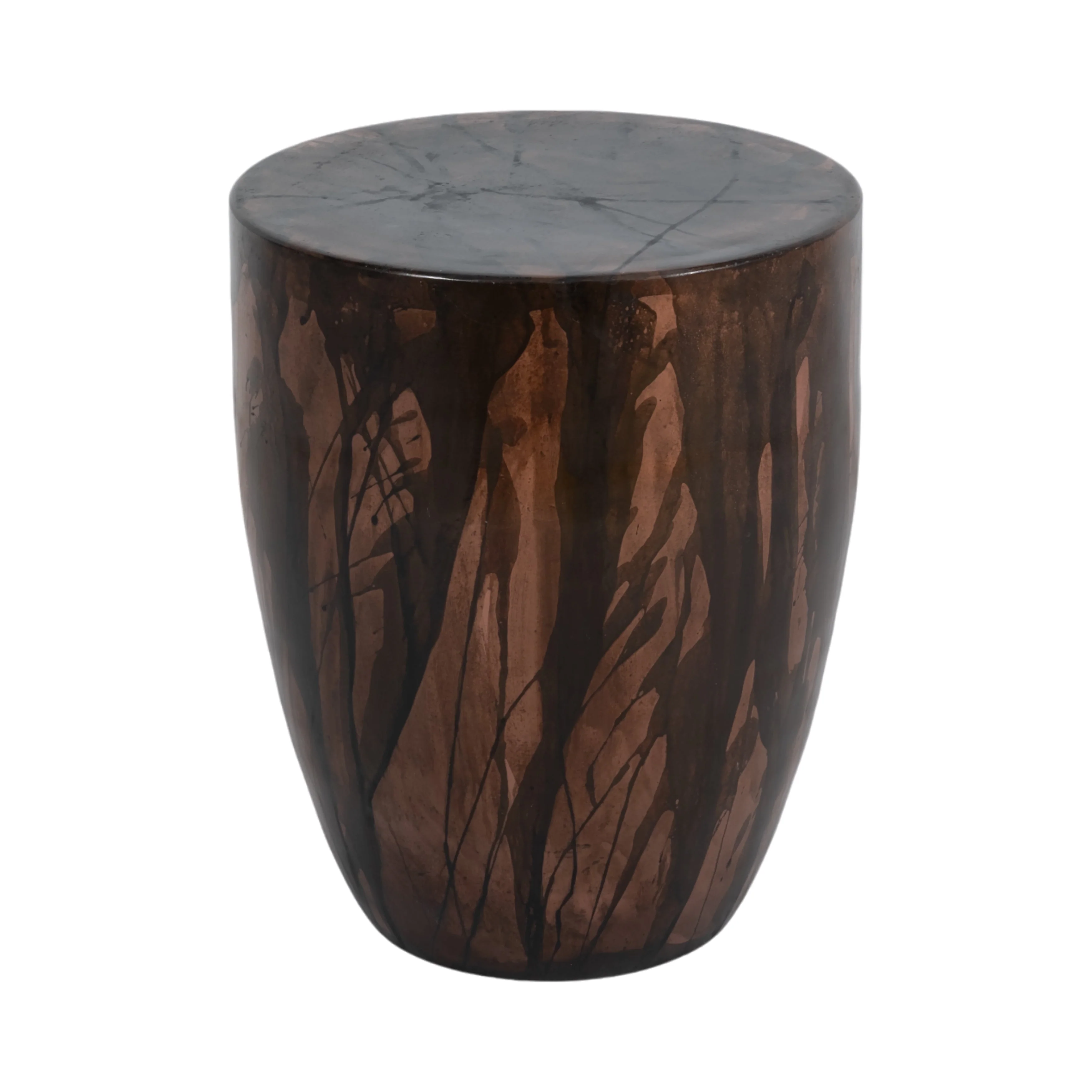 19" Lasalle Metal Accent Table, Bronze - Image 9