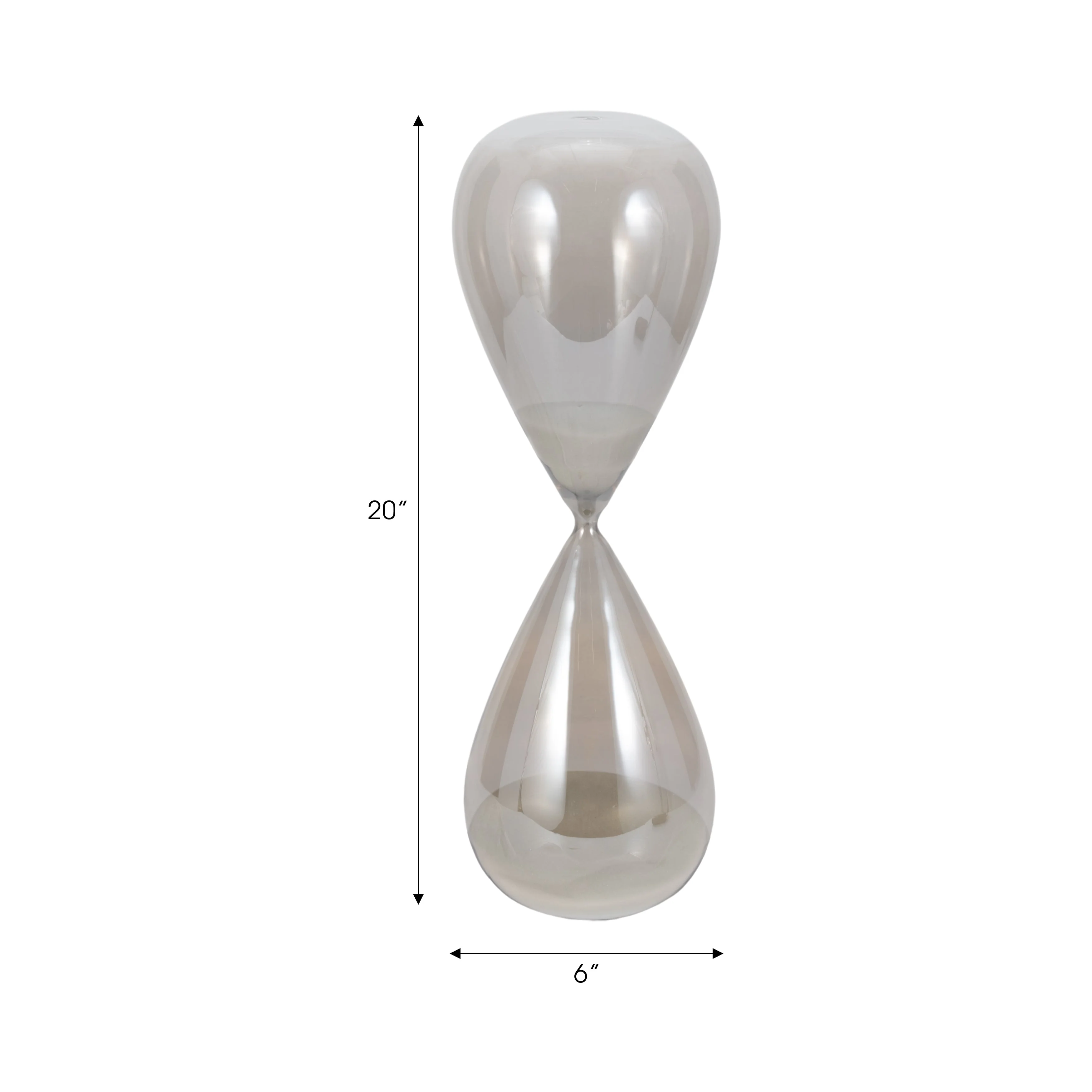 20" Galene Small Grey Hourglass - Image 17