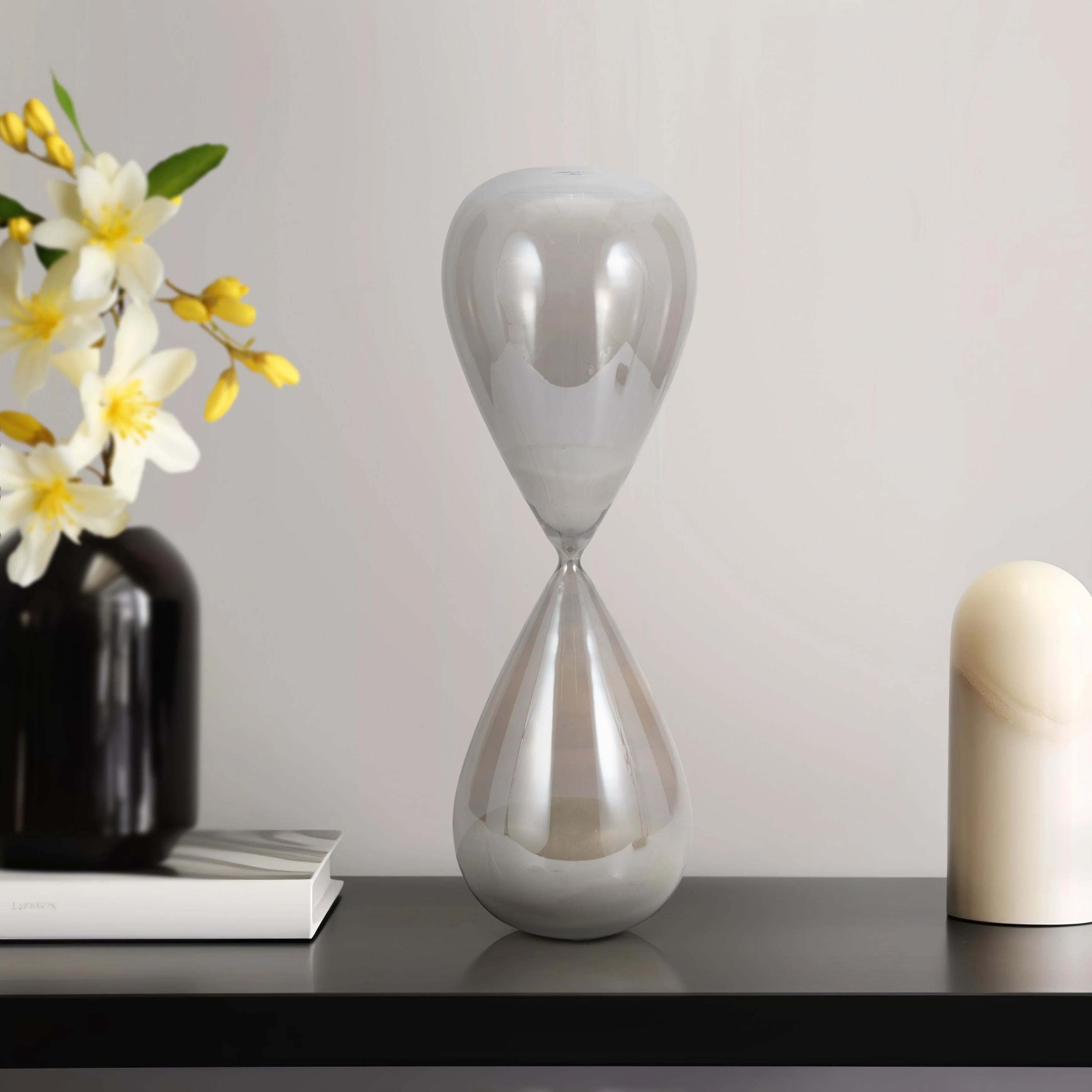 20" Galene Small Grey Hourglass - Image 9