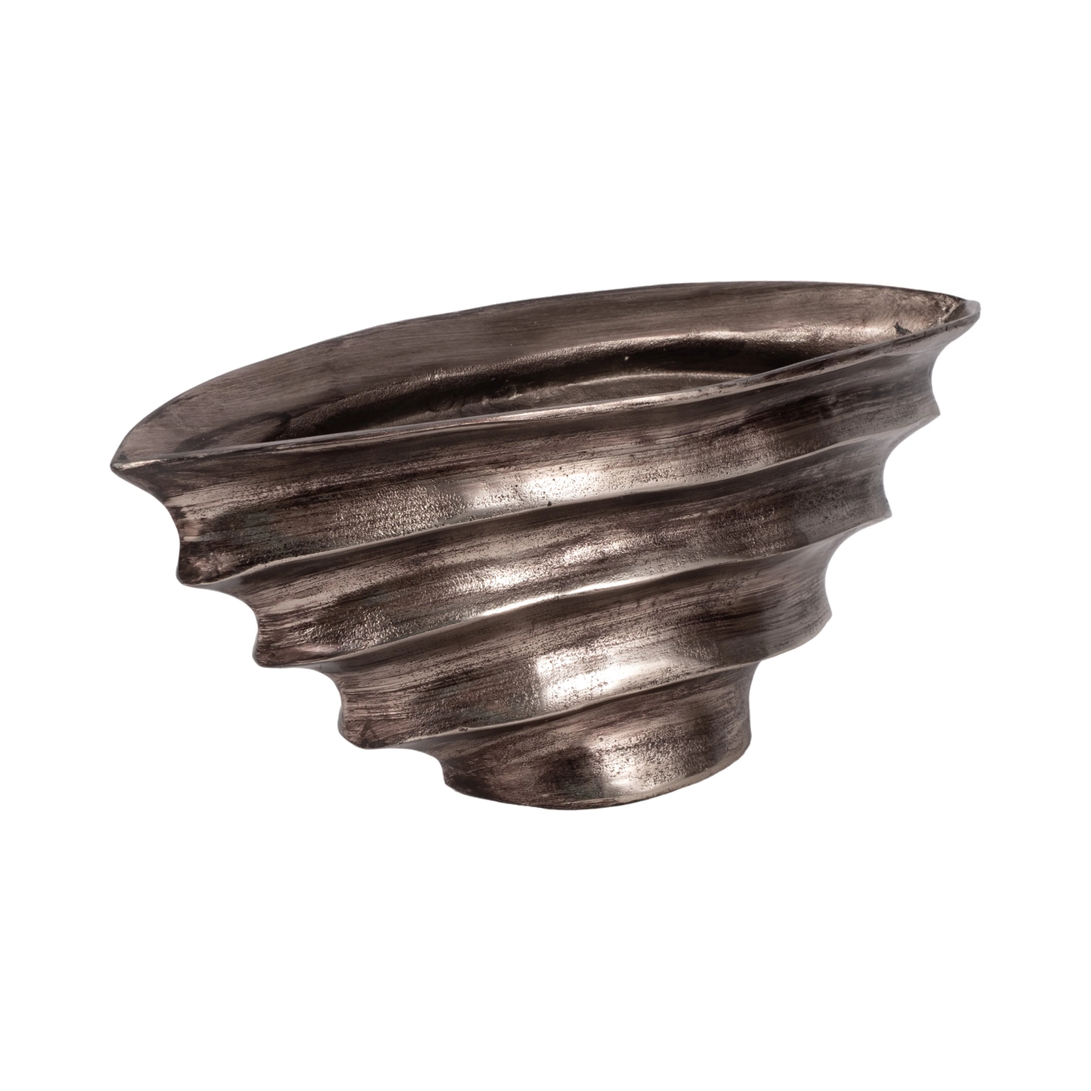 20" Morine Silver Metal Bowl - Image 3