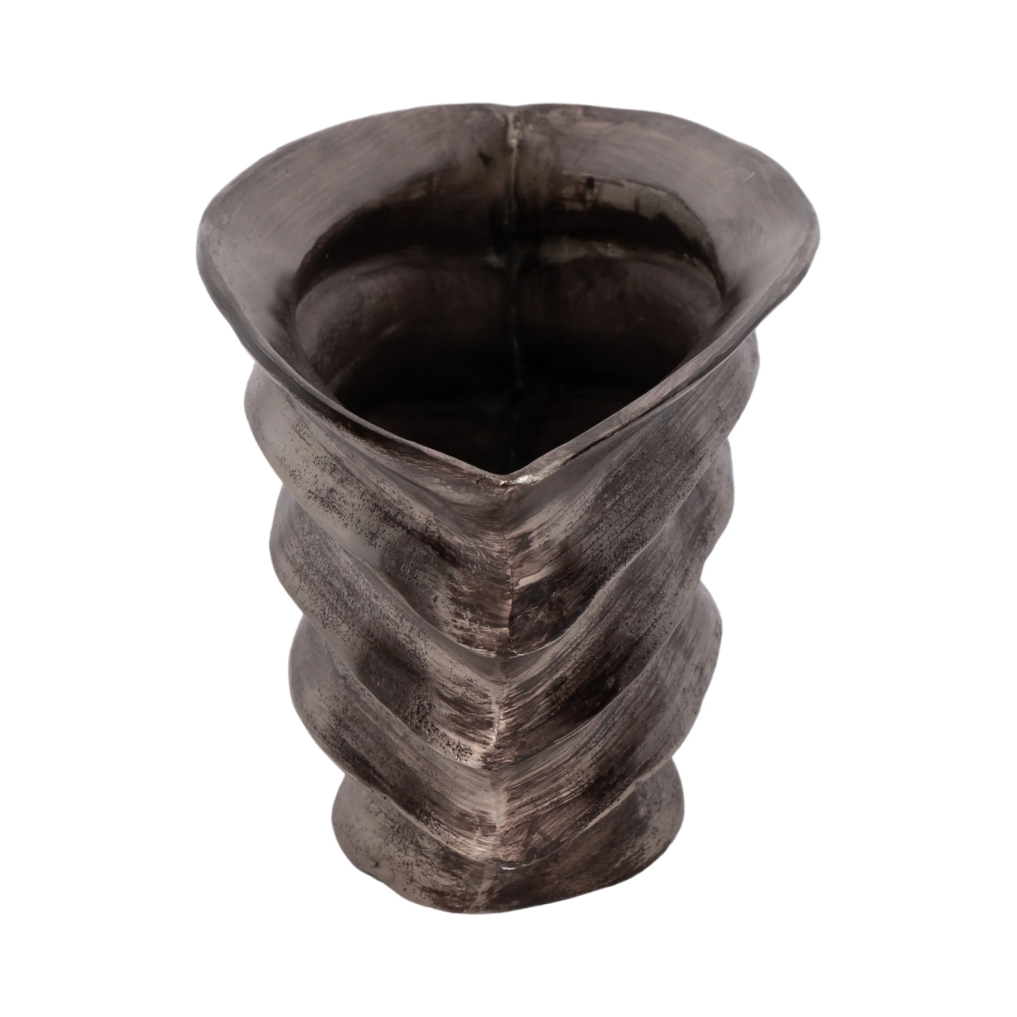 20" Morine Silver Metal Bowl - Image 4