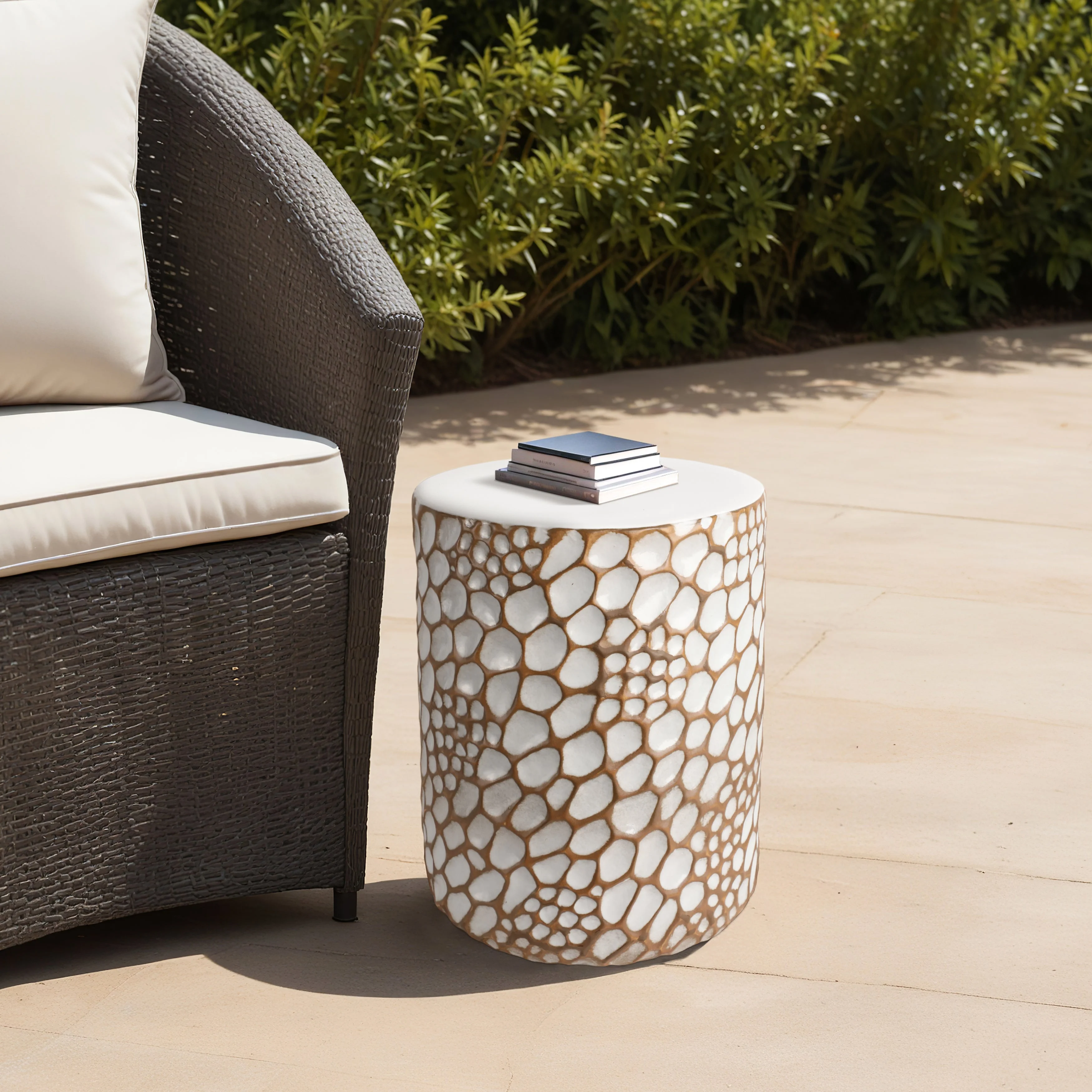 20" Puteri Ceramic Garden Stool - Image 10