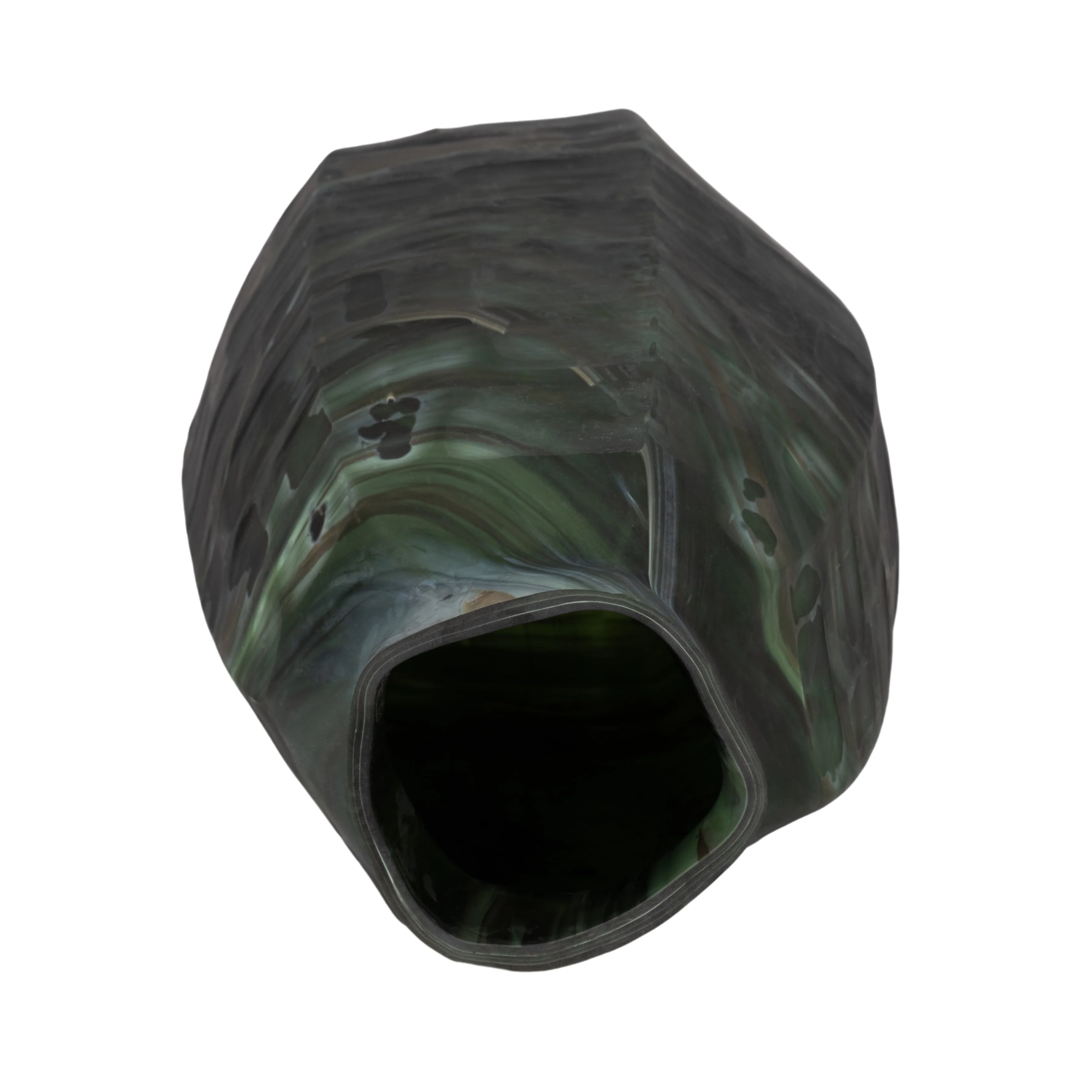 20" Savu Large Green Glass Vase - Image 5