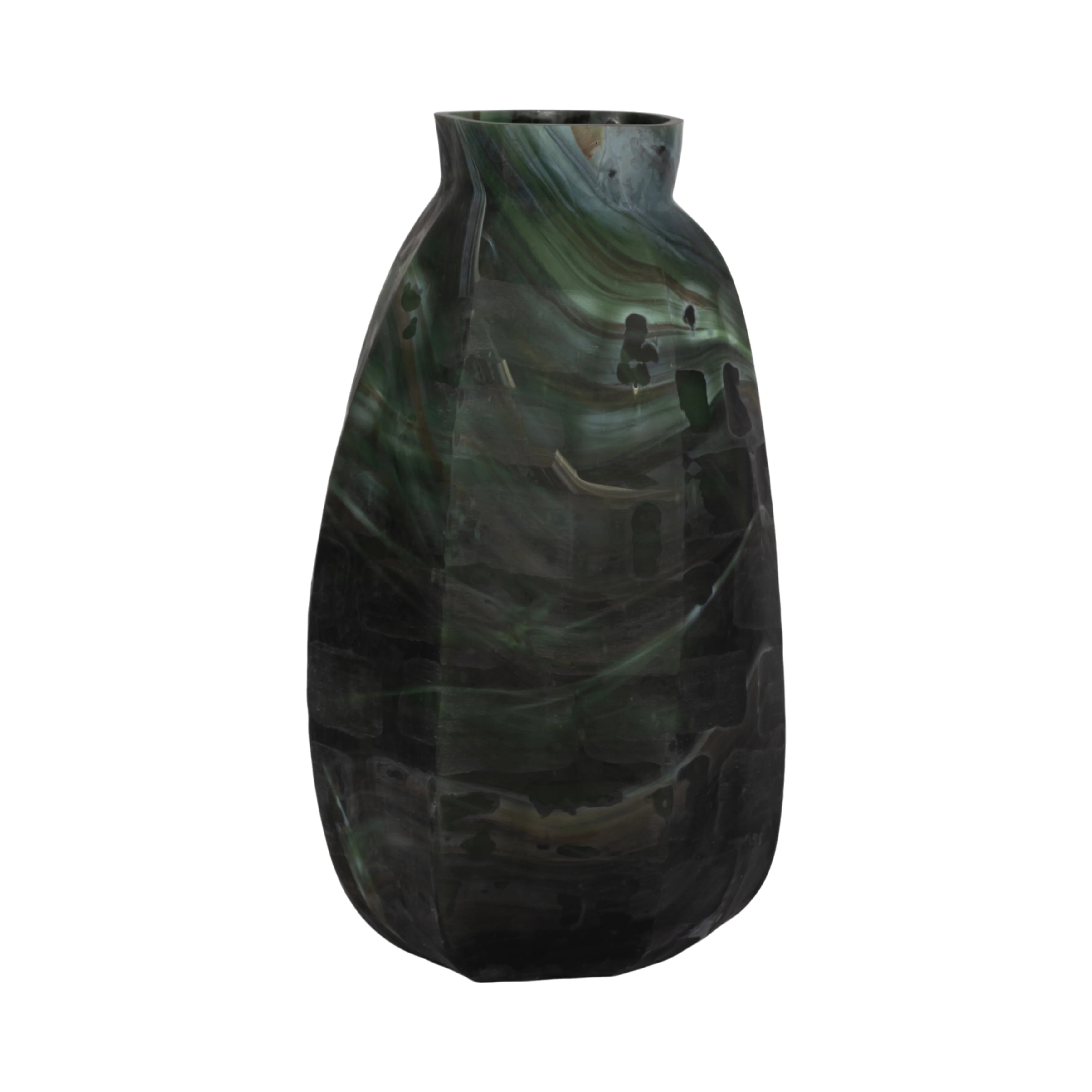 20" Savu Large Green Glass Vase - Image 9