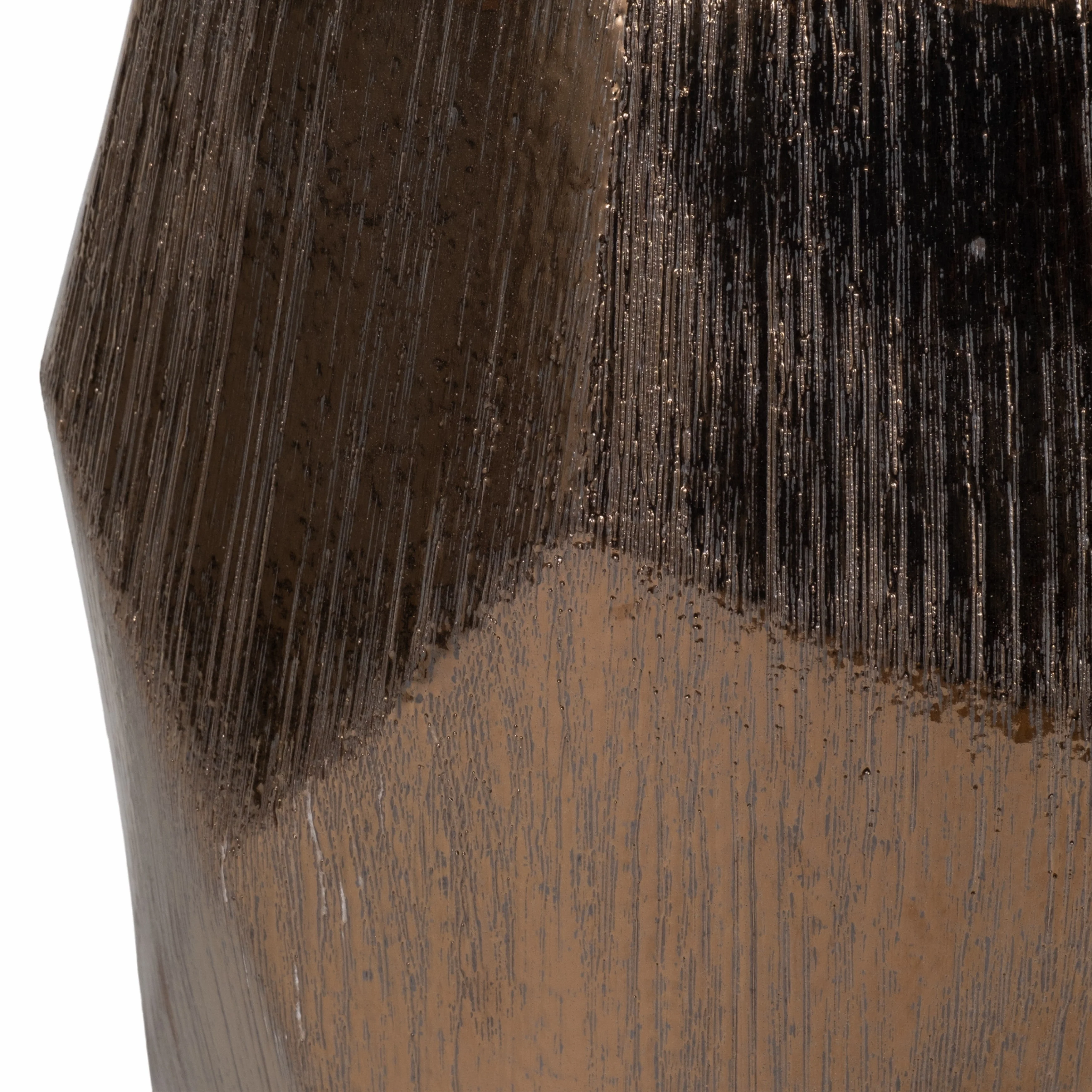 20" Tiziano Ceramic Bronze Garden Stool - Image 7