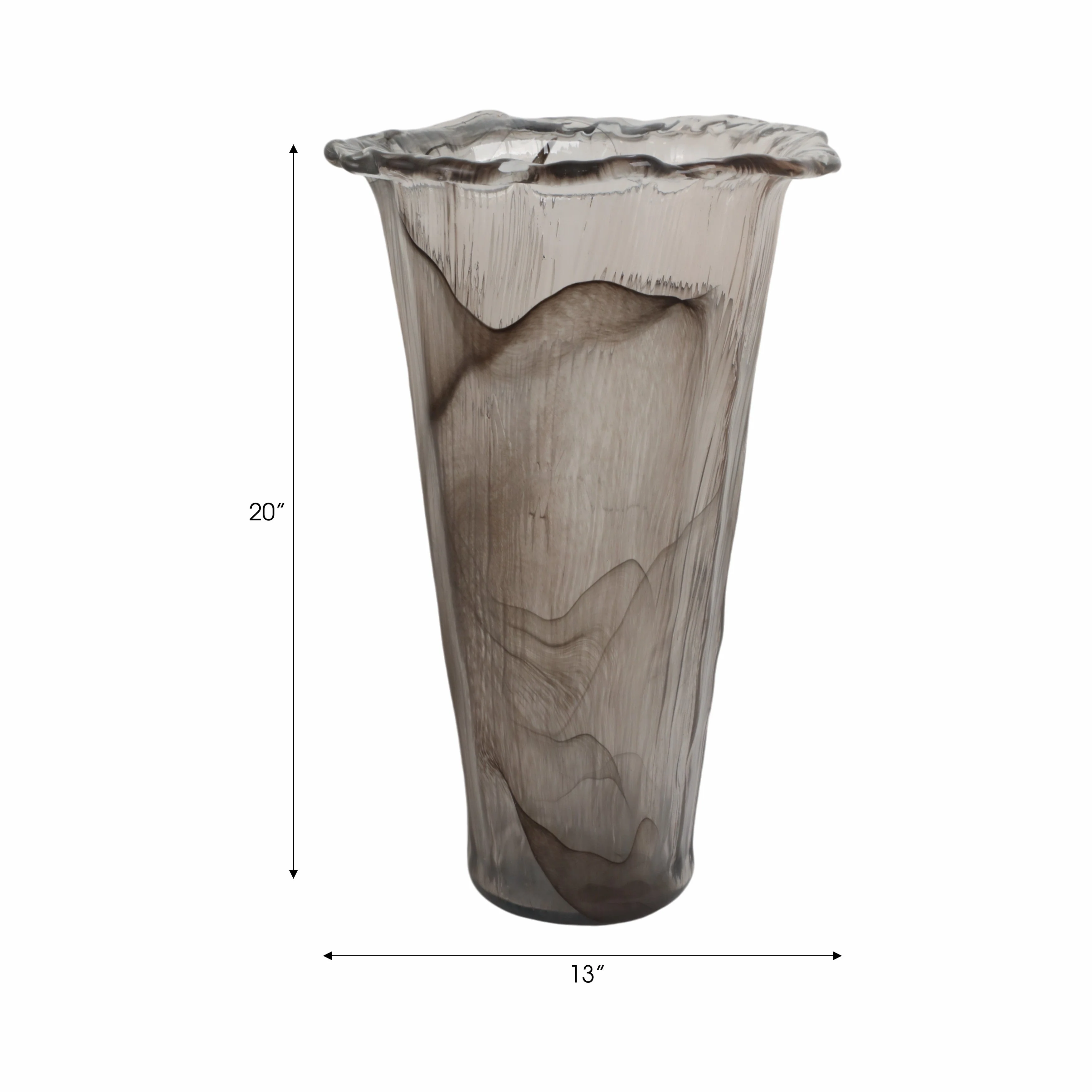 20" Varese Large Italian Art Glass Vase - Image 9