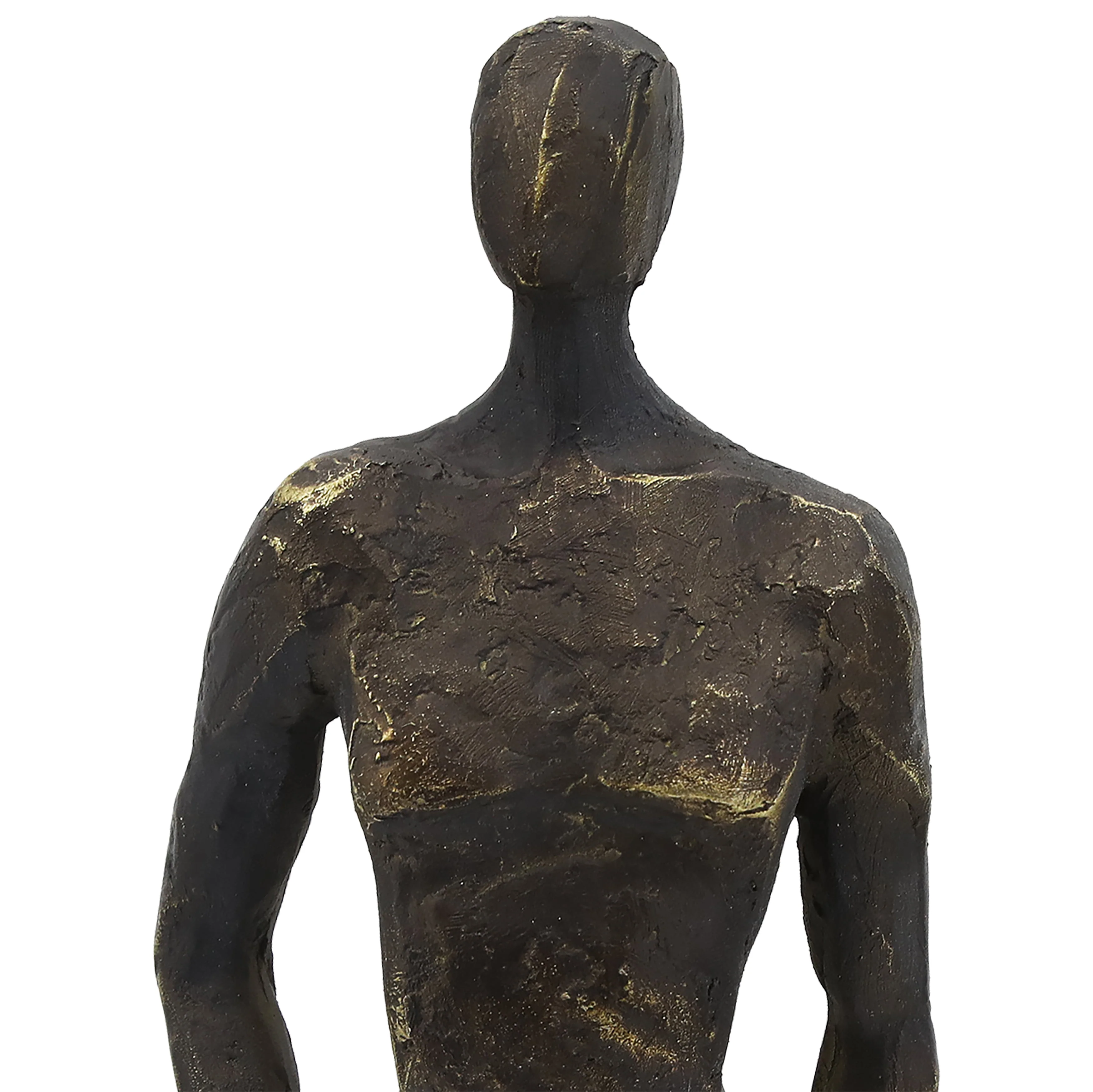22" Augusta Male Statuary With Steel Sphere - Image 15