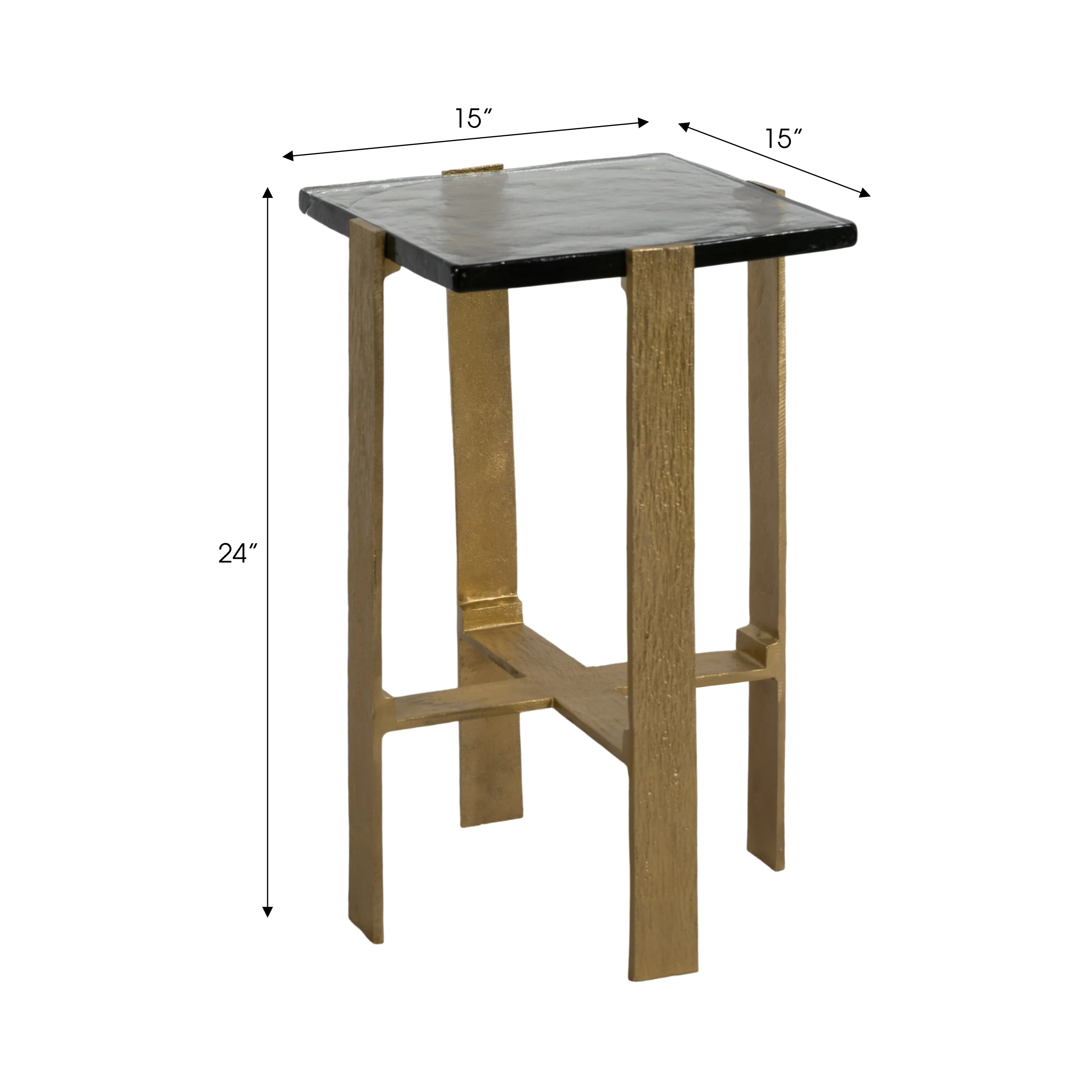 22" Kelpine Short Gold Accent Table - Image 7
