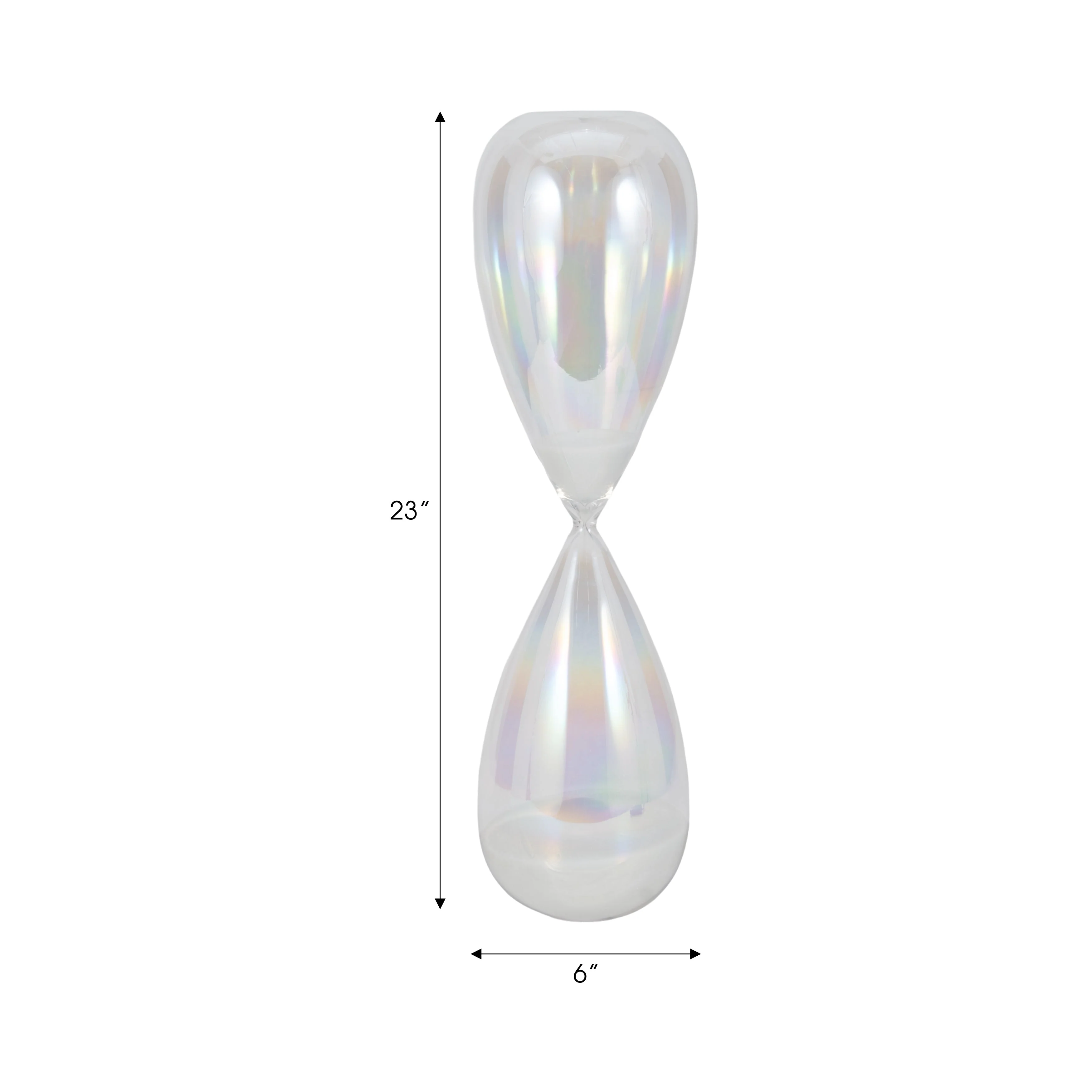 23" Cassandra Large Irridescent Hourglass - Image 8
