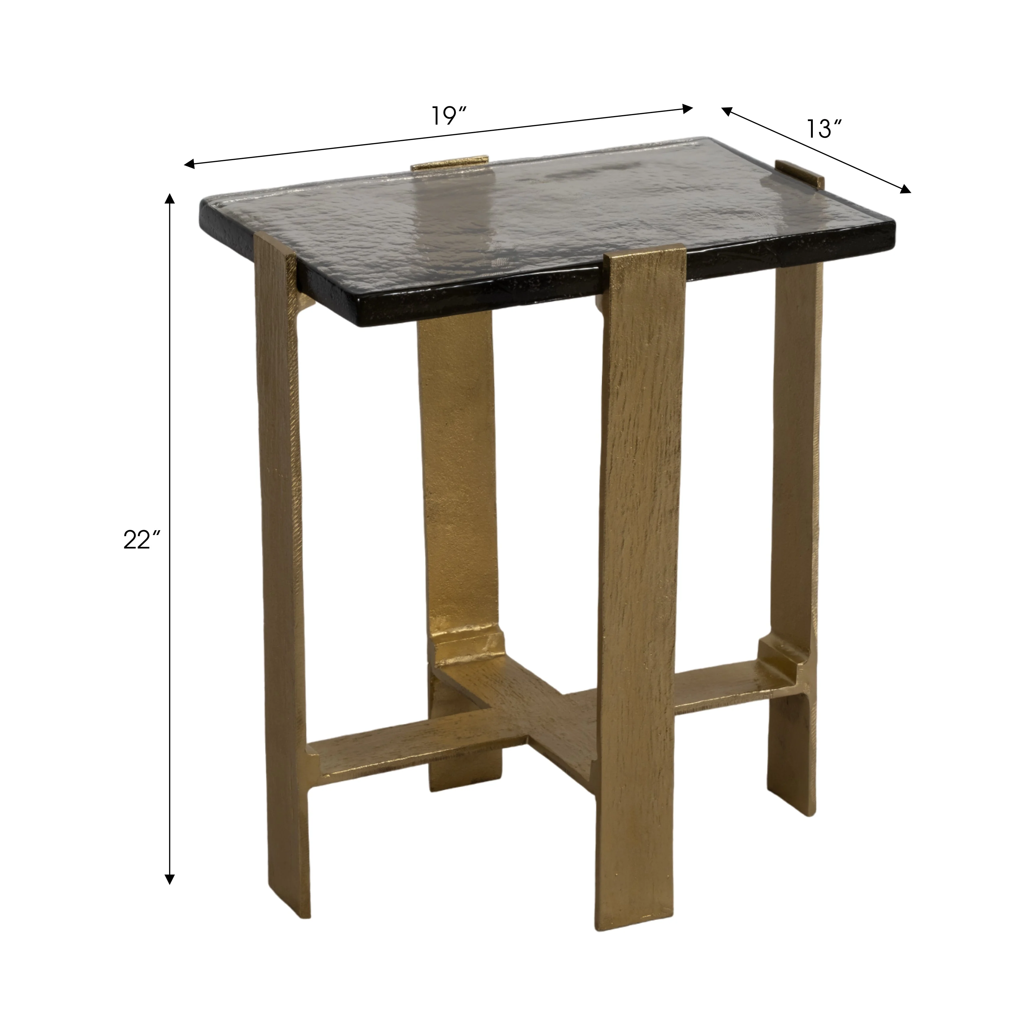 24" Kelpine Tall Gold Accent Table - Image 15