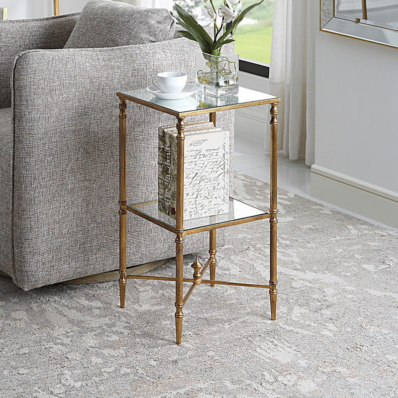 24063M-UTT |Henzler 33 W x 63 H x 33 D Square Accent Table