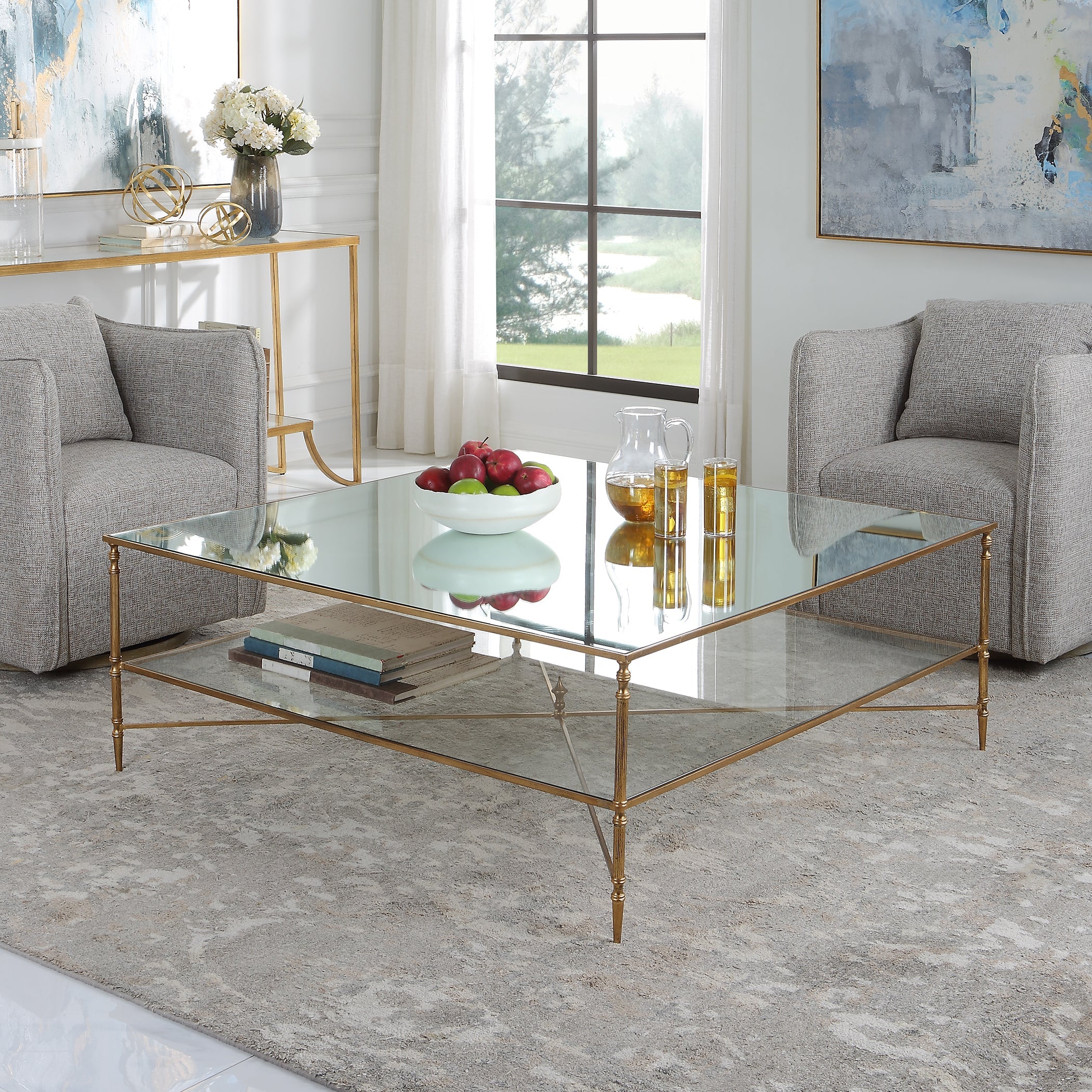 24065GL-UTT | Henzler Square Coffee Table