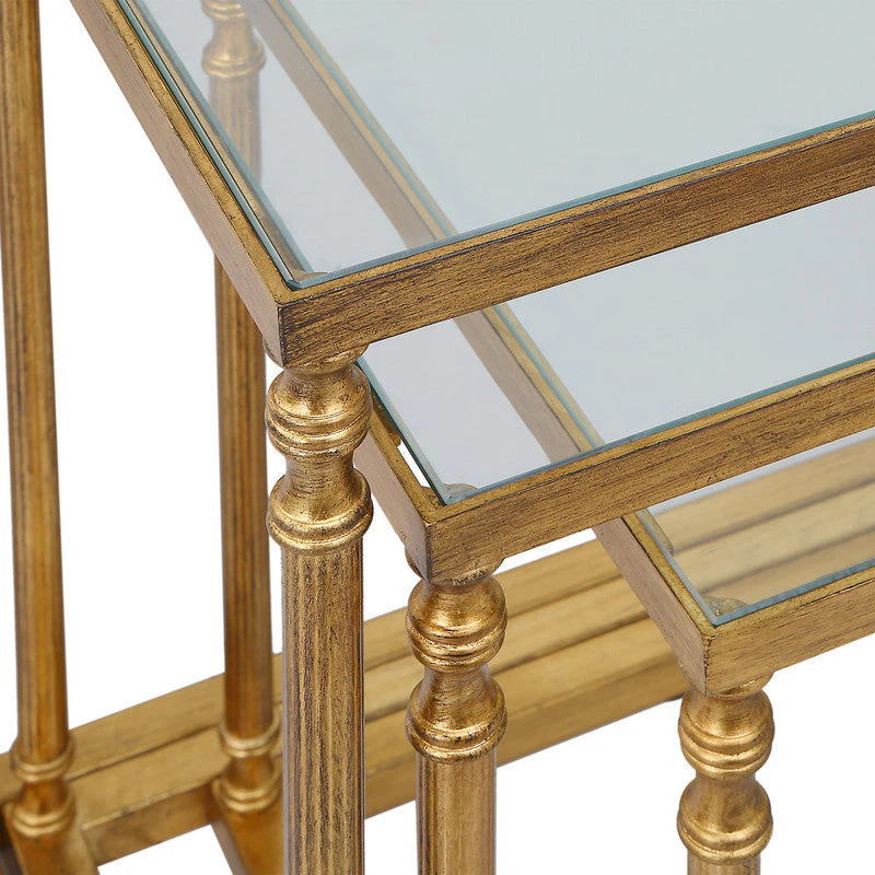 24067-N-UTT |Henzler 62 W x 46 H x 63 D Nesting Table - Mirror Top - Image 6
