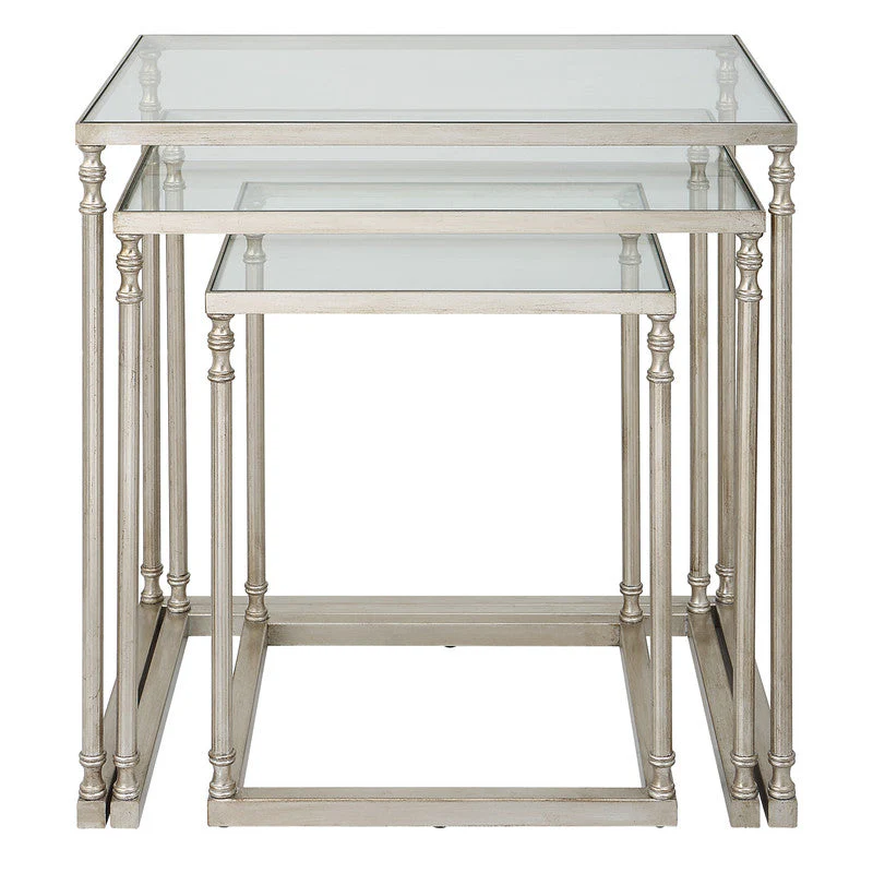 24067-N-UTT |Henzler 62 W x 46 H x 63 D Nesting Table - Mirror Top - Image 7