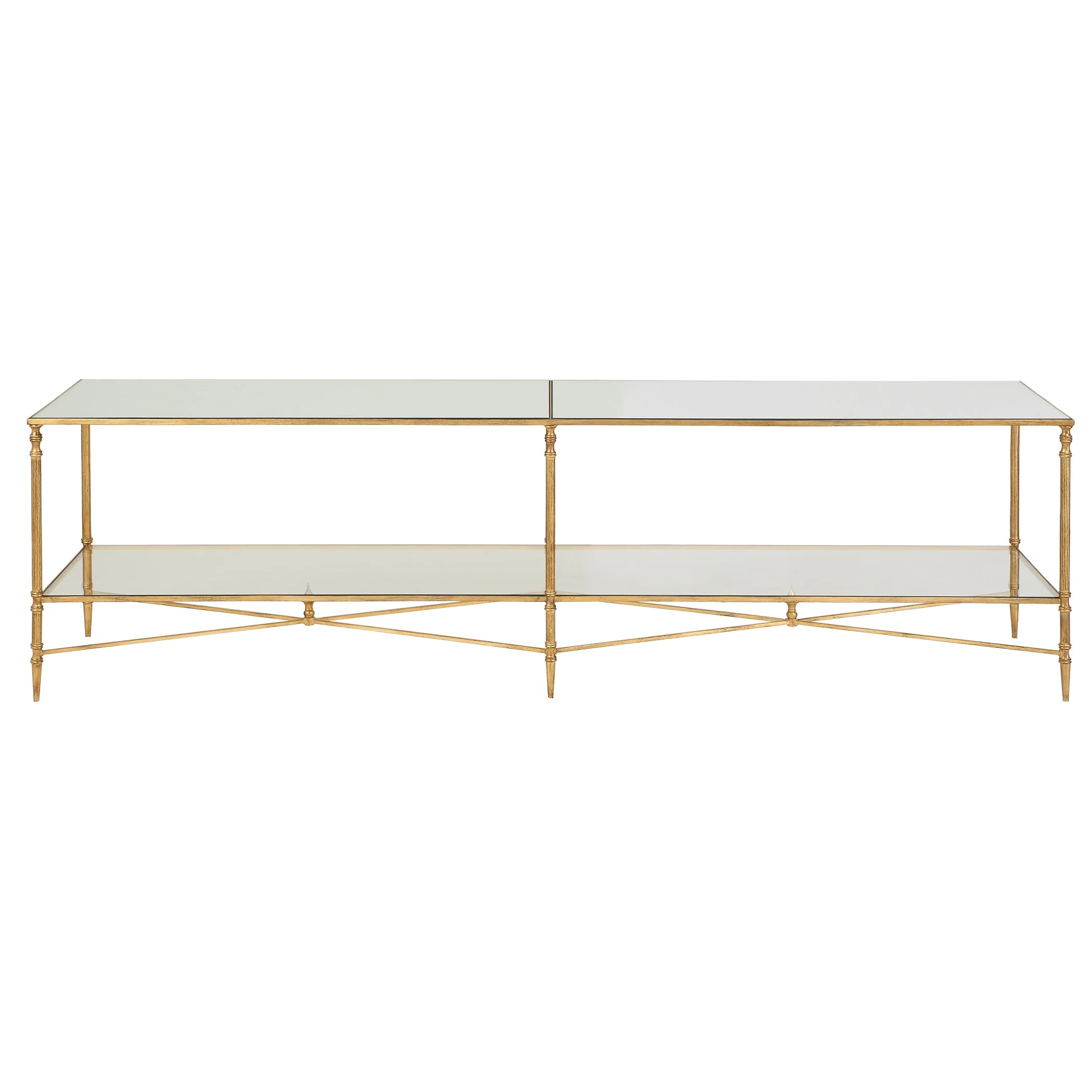 24070-UTT |Henzler 200 W x 56 H x 48 D Tv unit with Mirror Top