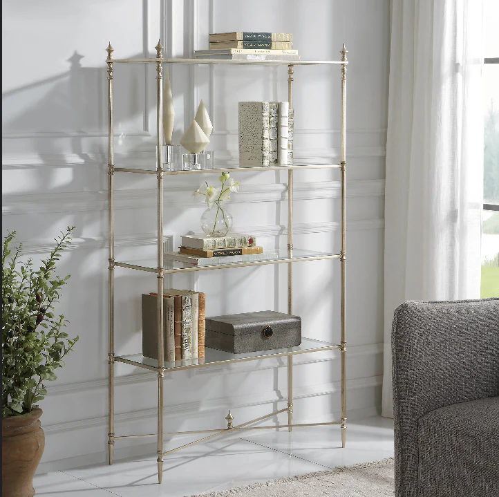 24277-N-UTT | Henzler 86 W x 157 H x 35 D 4 Shelfs Etagere - Image 3