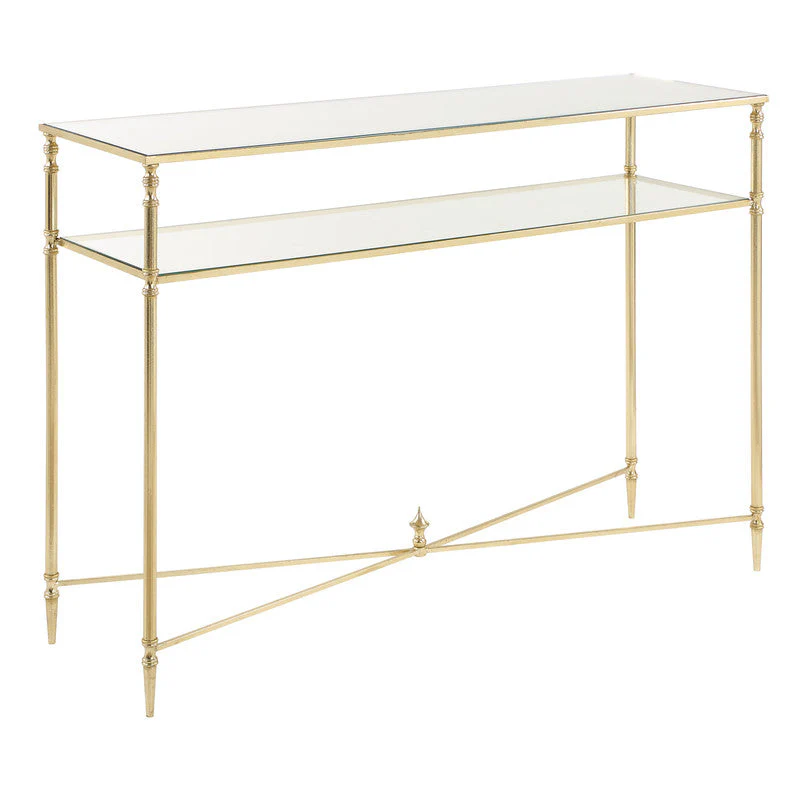 24278-C-UTT |Henzler 114 W x 83 H x 35 D Rectangle Console Table with Mirror Top - Image 10