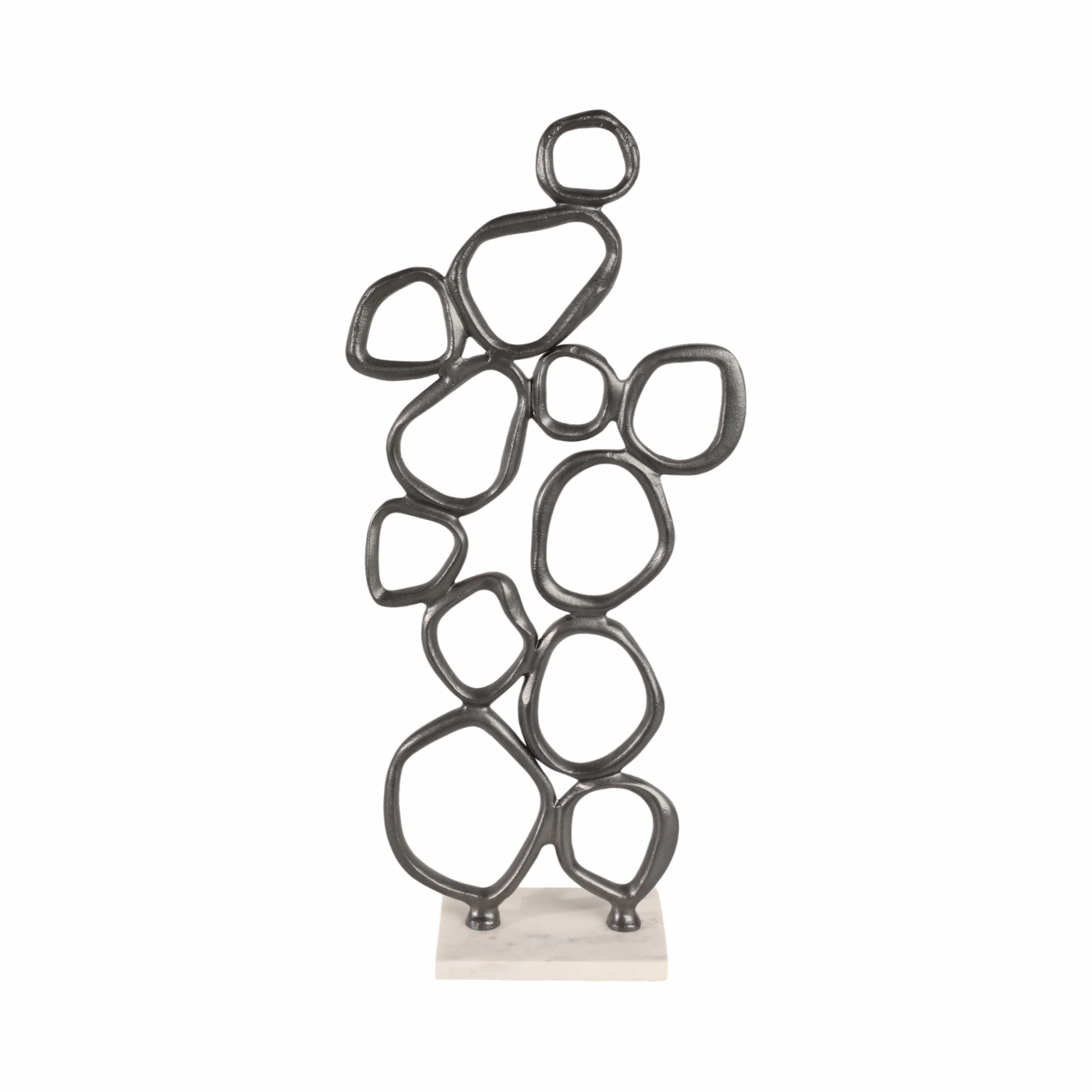 25" Tidus Small Ring Statuary, Black - Image 5