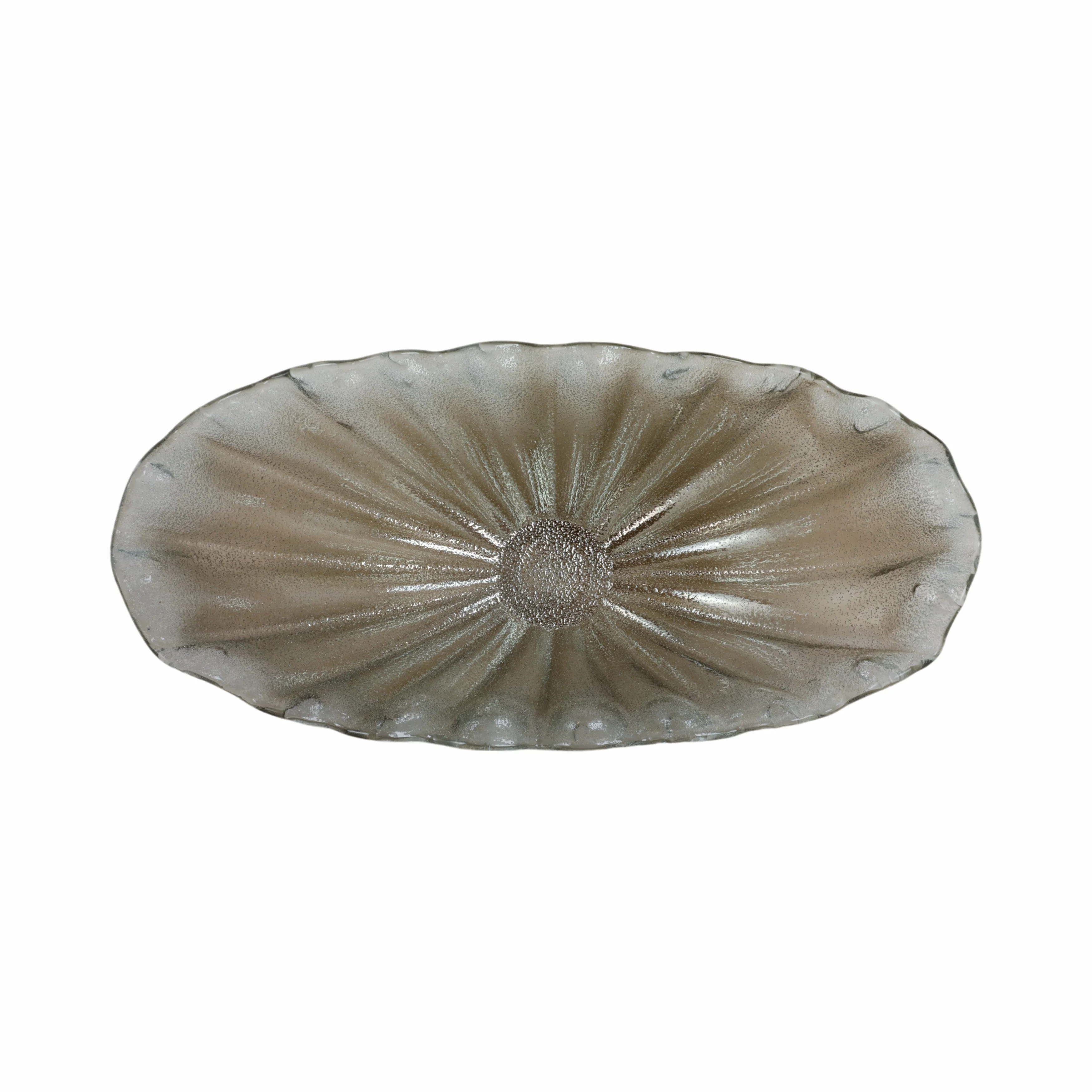 26" Salerno Italian Oversized Art Glass Bowl - Image 8