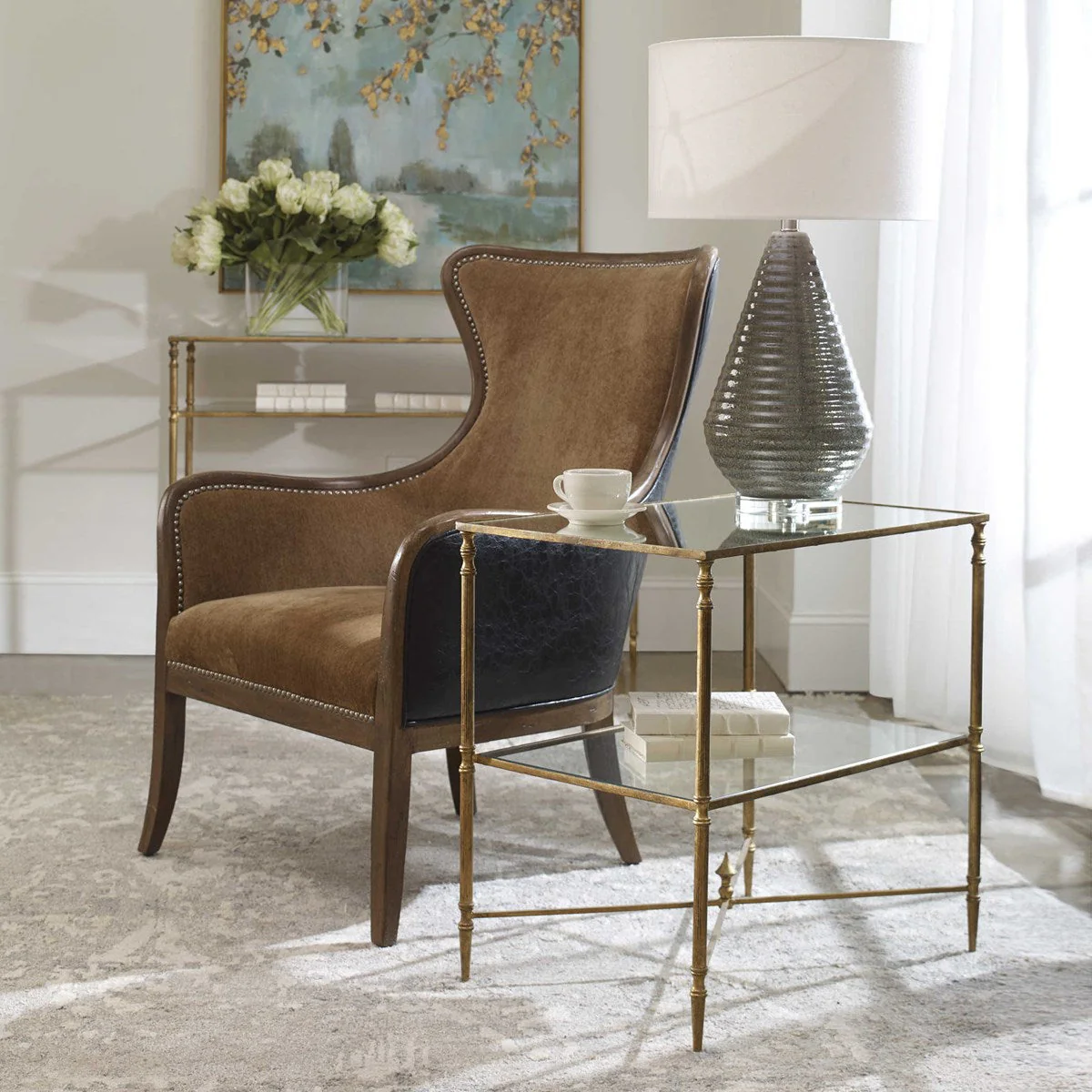 26120M-UTT |Henzler 65 W x 66 H x 45 D Rectangle End Table
