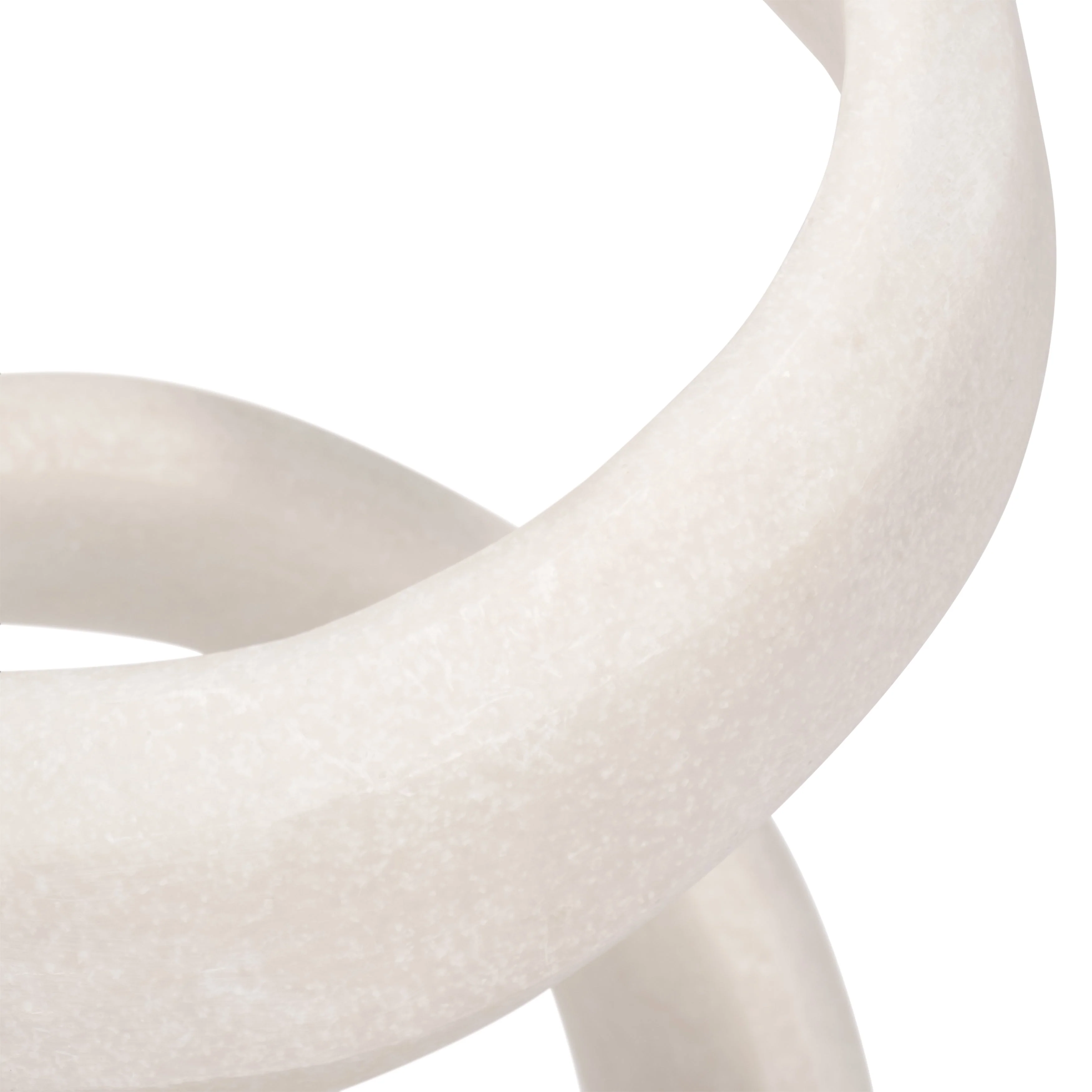 27" KASSANI OVERSIZED QUARTZ RESIN STATUARY, WHITE - Image 9
