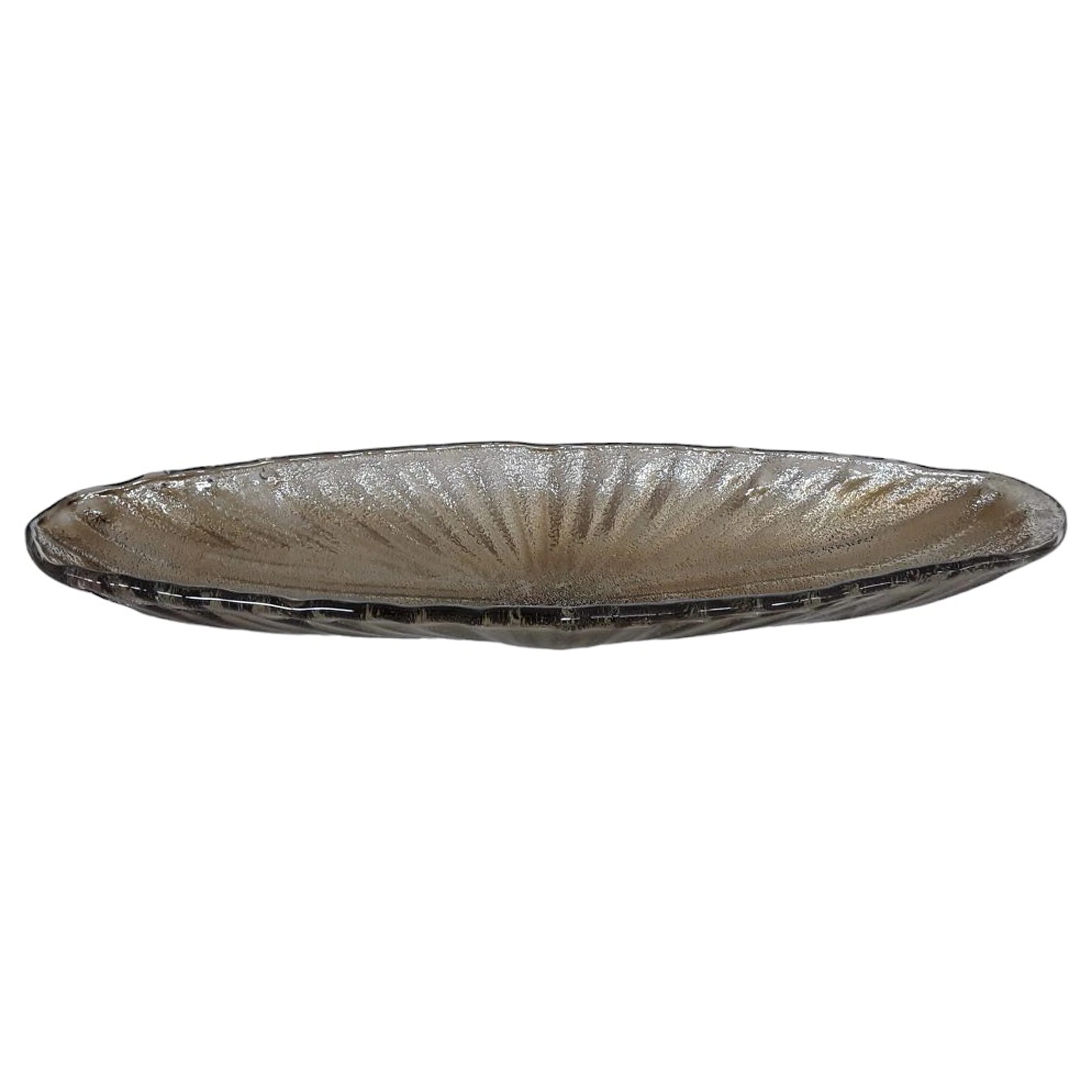 28" Salerno Large Italian Art Glass Tray - Image 3