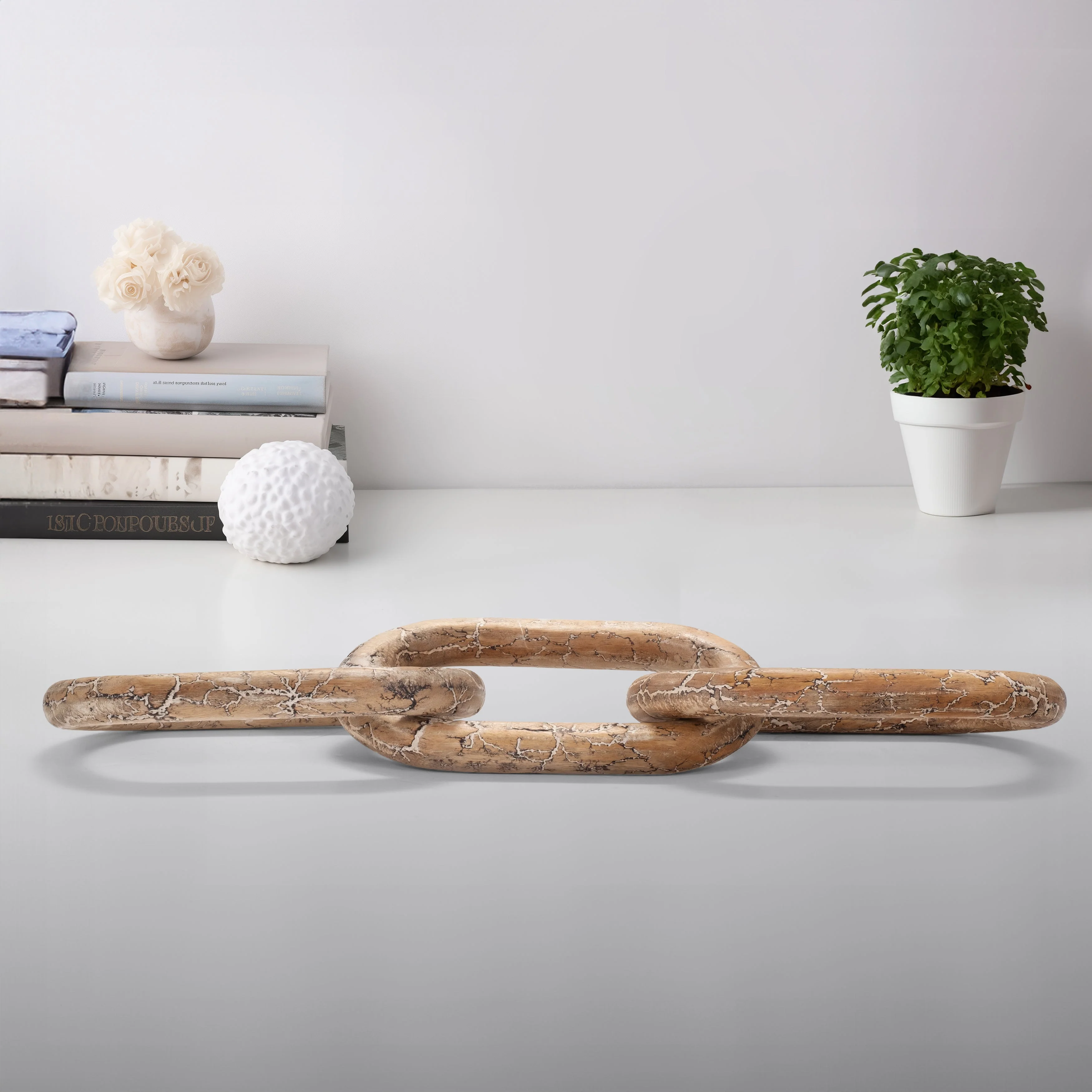 29" Desta Dark Wood Link Chain - Image 16
